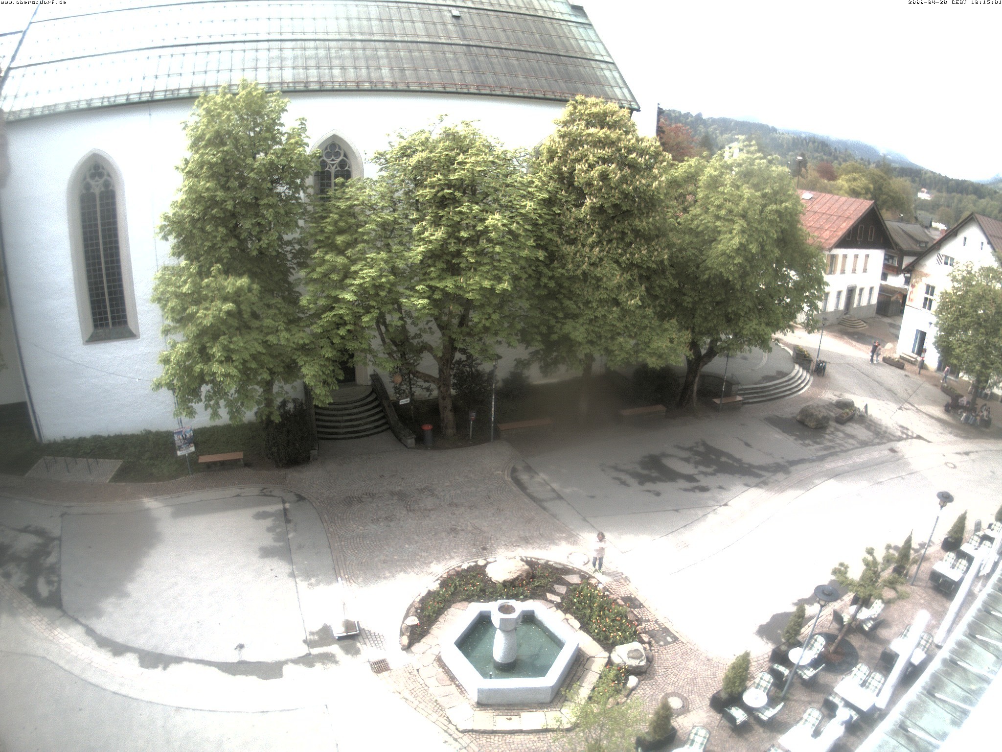 Archiv Foto Webcam Oberstdorf Markplatz
