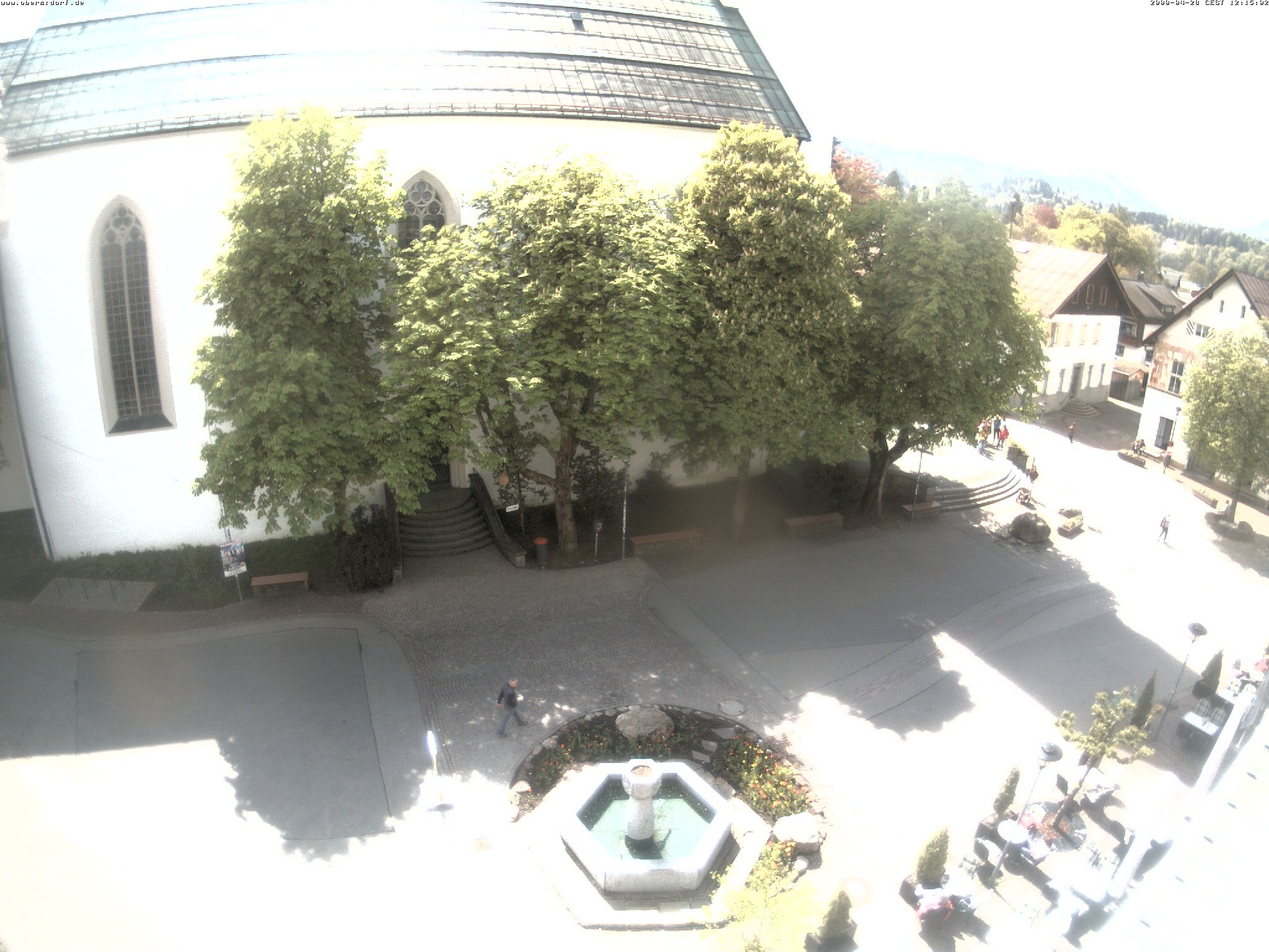 Archiv Foto Webcam Oberstdorf Markplatz