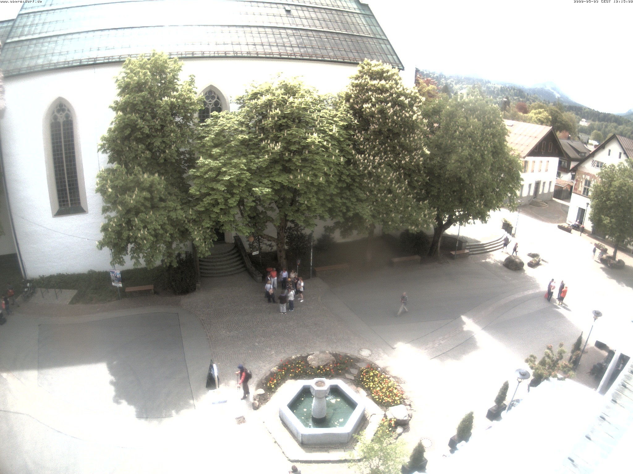 Archiv Foto Webcam Oberstdorf Markplatz