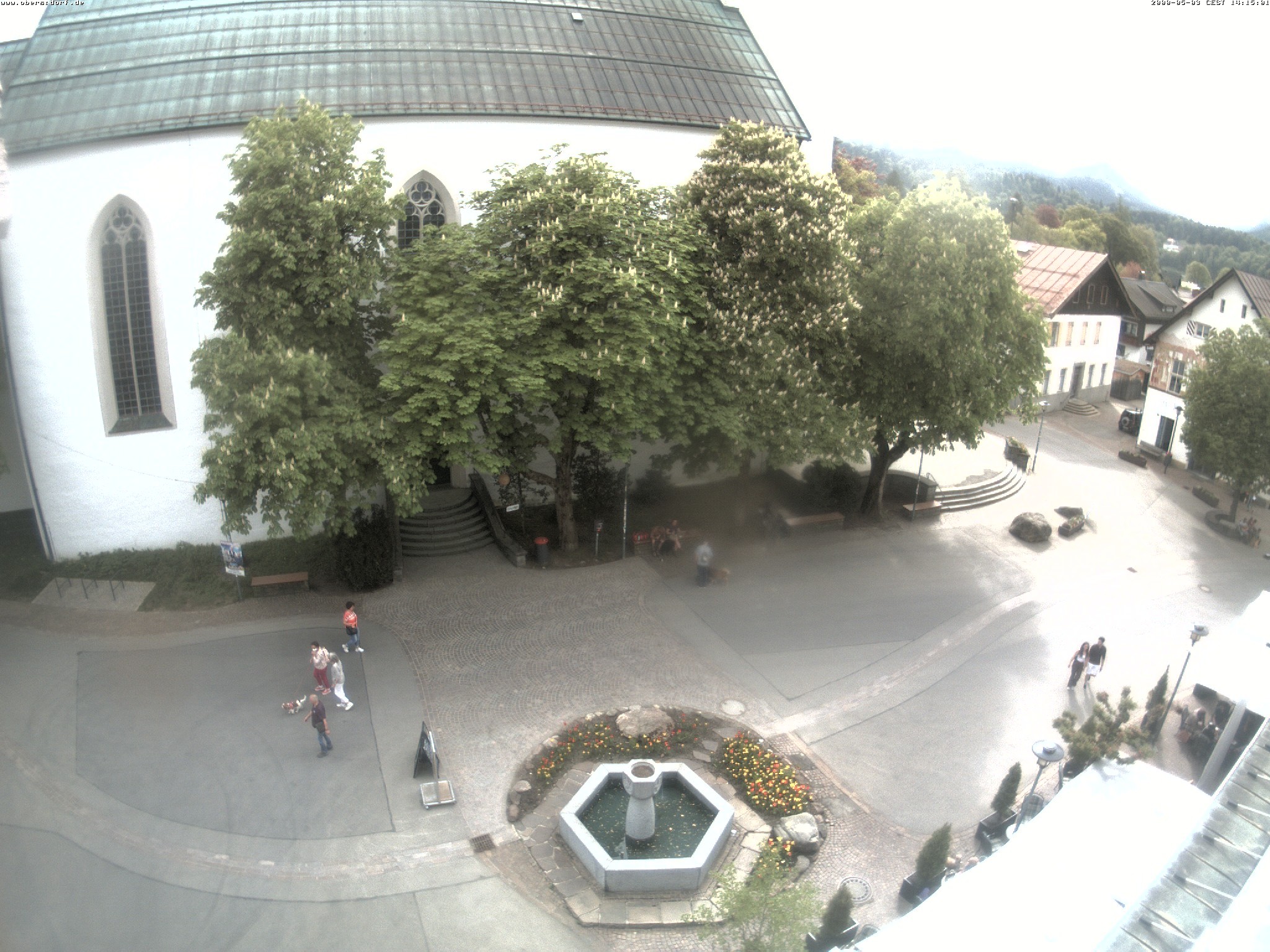 Archiv Foto Webcam Oberstdorf Markplatz