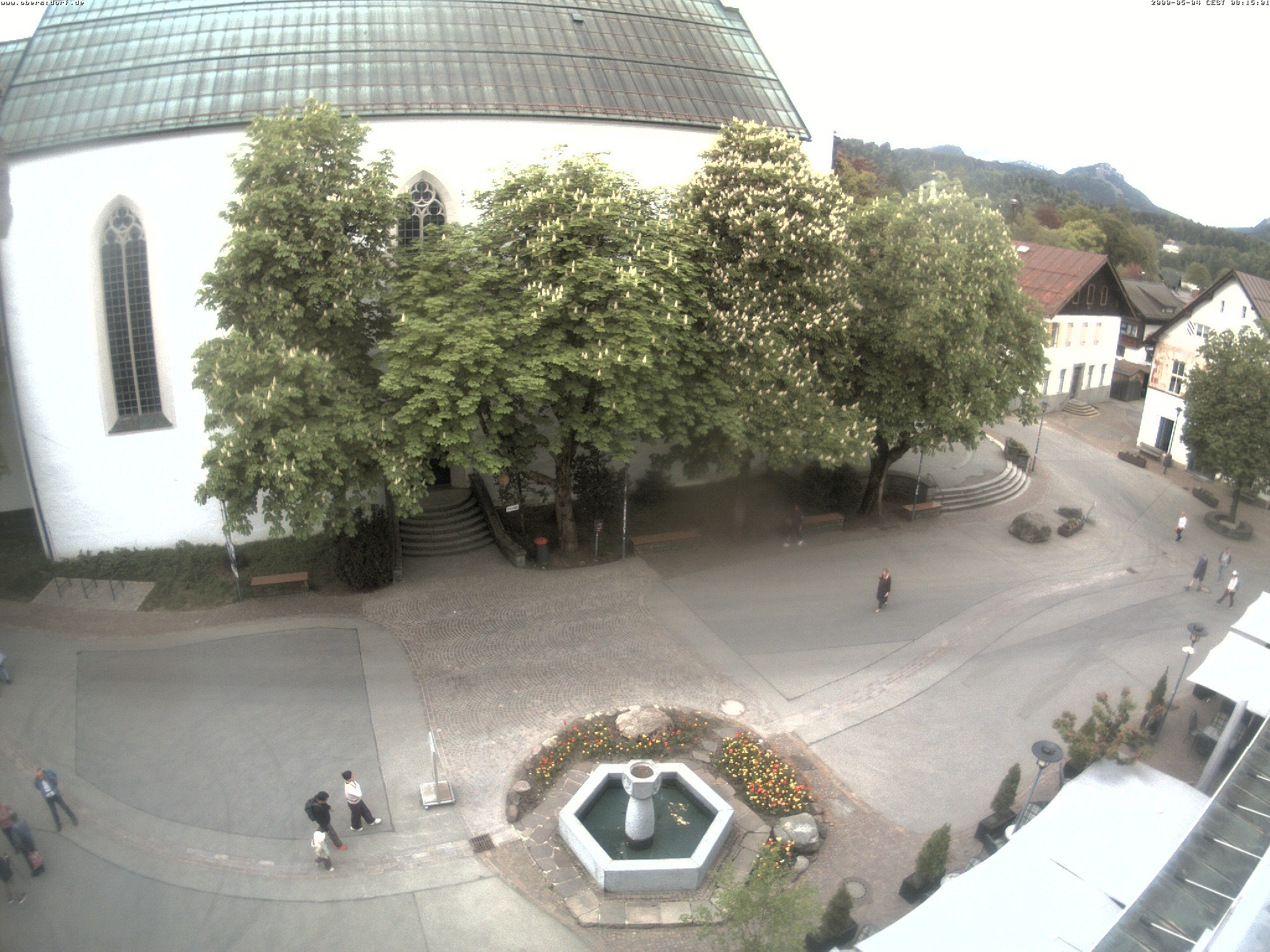 Archived image Webcam Oberstdorf Town Square