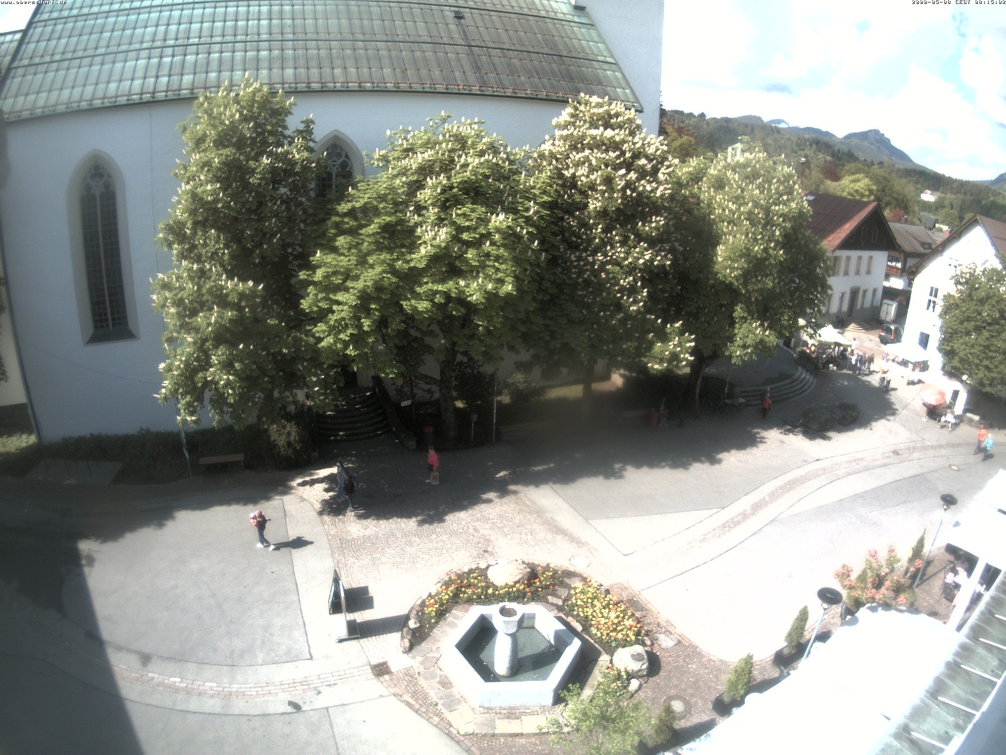 Archiv Foto Webcam Oberstdorf Markplatz