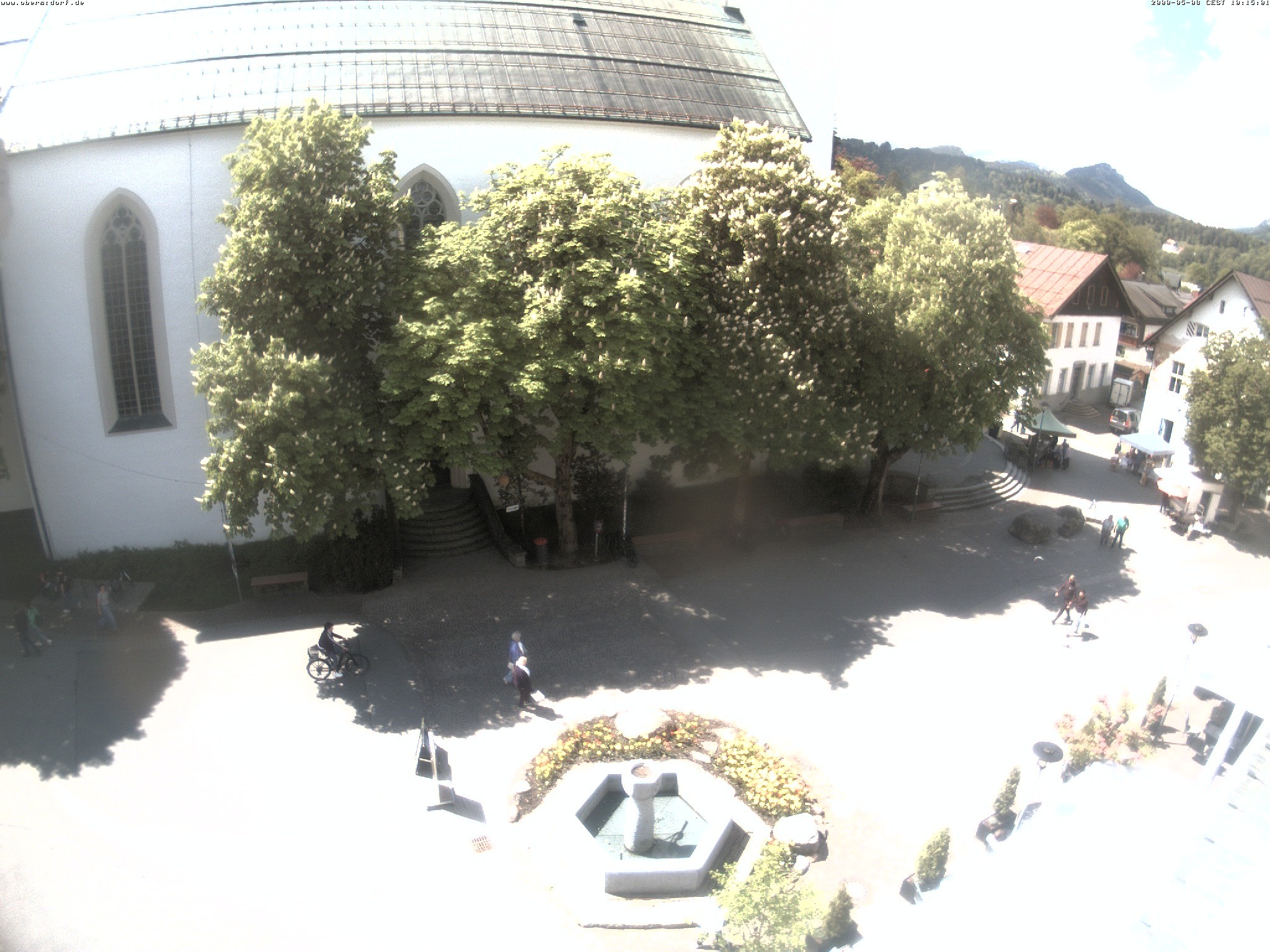 Archiv Foto Webcam Oberstdorf Markplatz