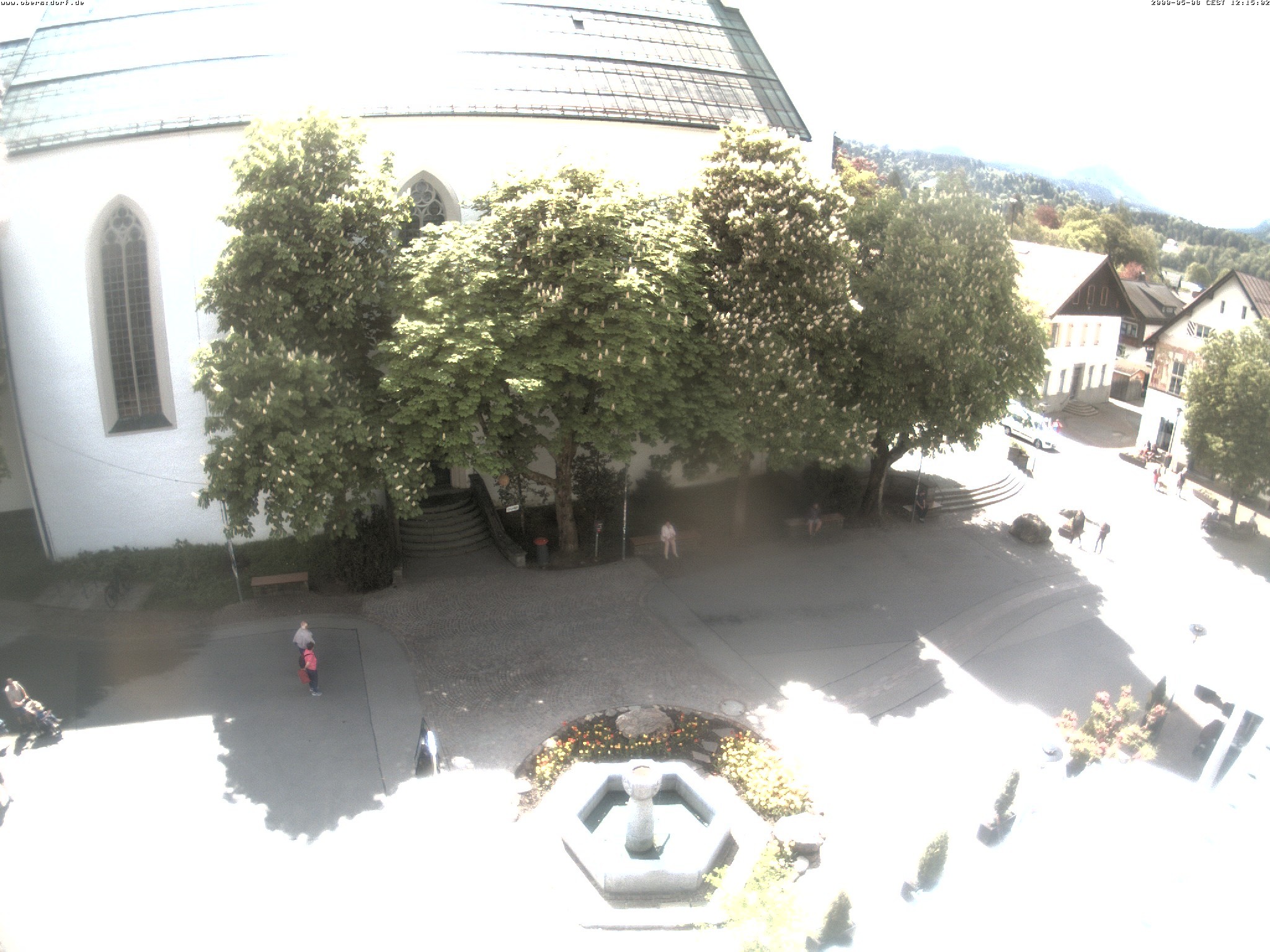 Archiv Foto Webcam Oberstdorf Markplatz