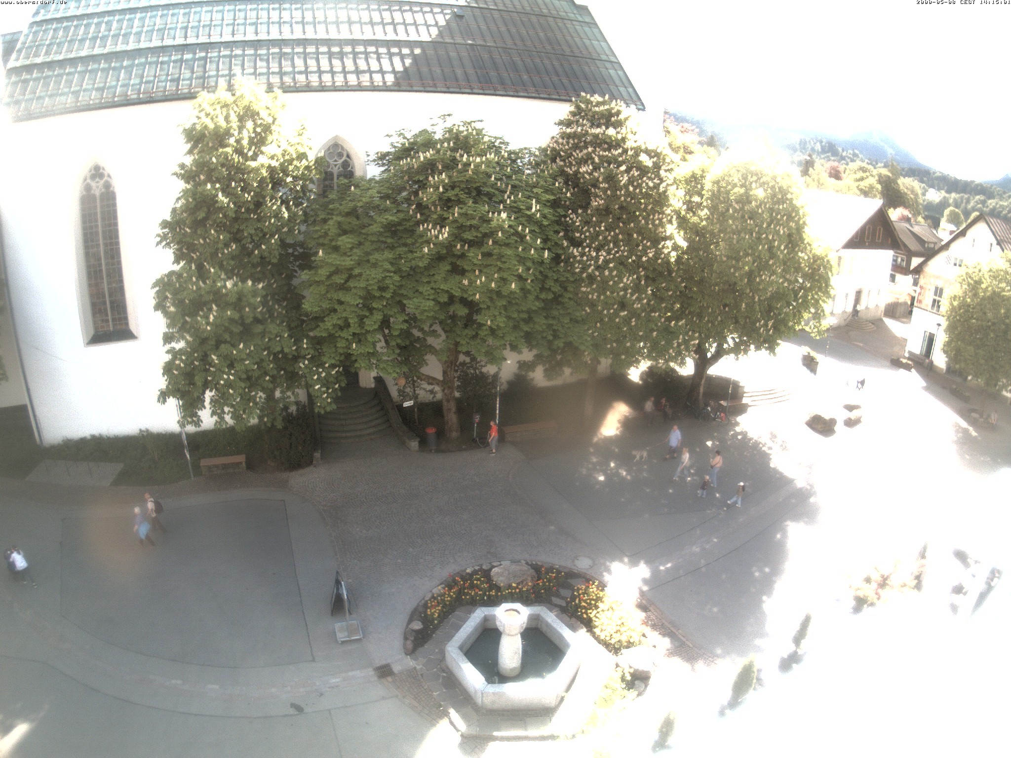 Archiv Foto Webcam Oberstdorf Markplatz
