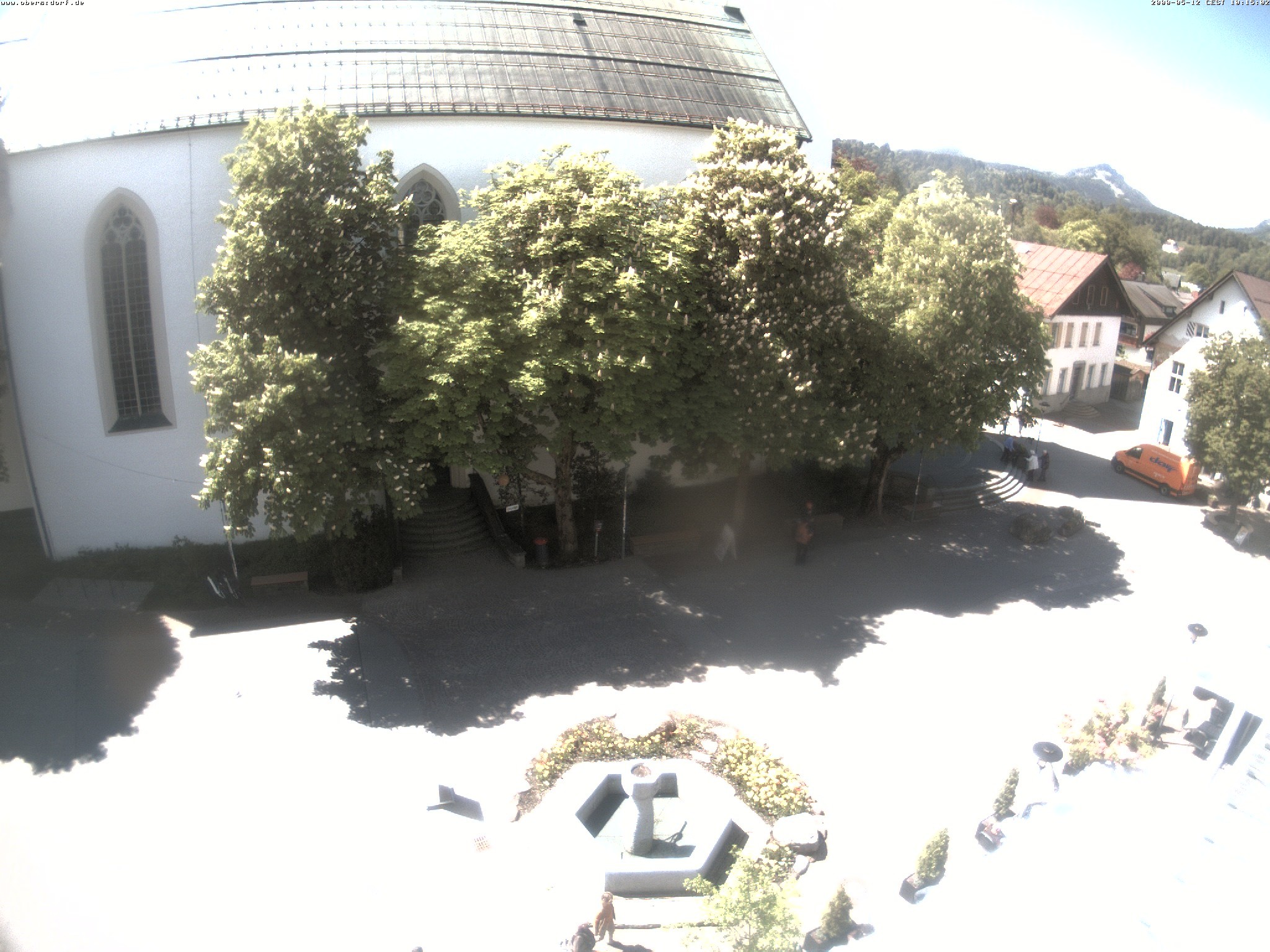 Archiv Foto Webcam Oberstdorf Markplatz
