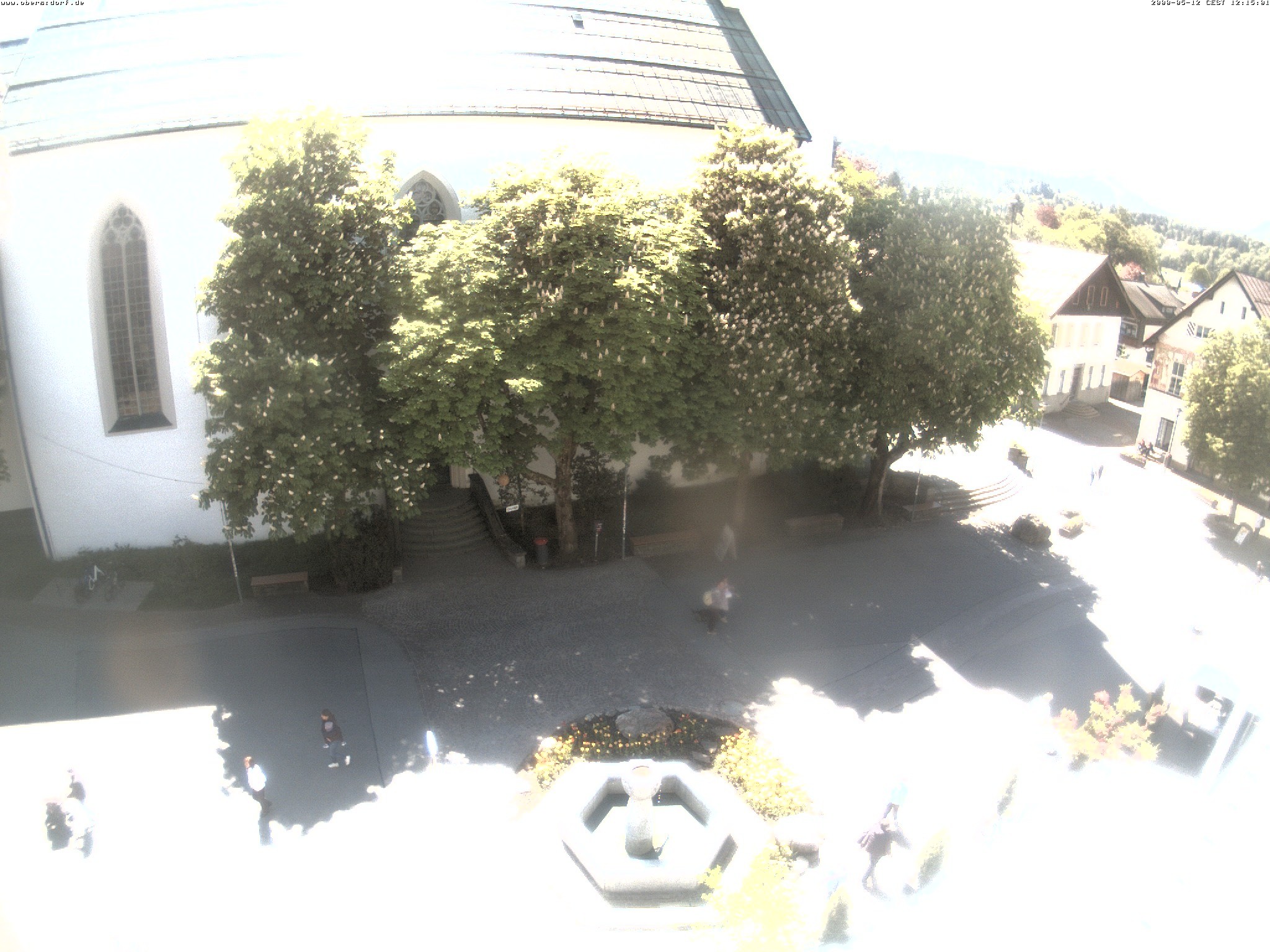 Archiv Foto Webcam Oberstdorf Markplatz