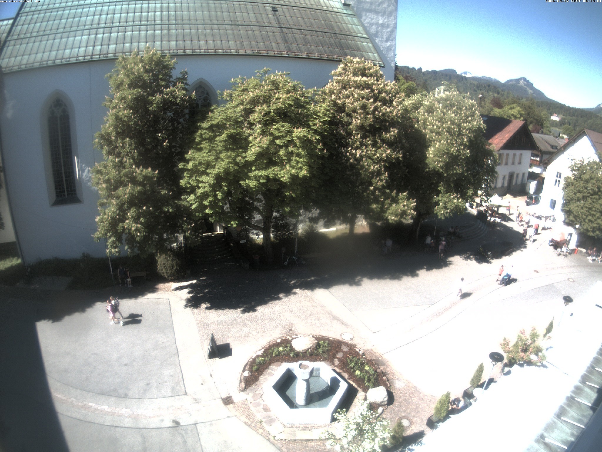 Archiv Foto Webcam Oberstdorf Markplatz