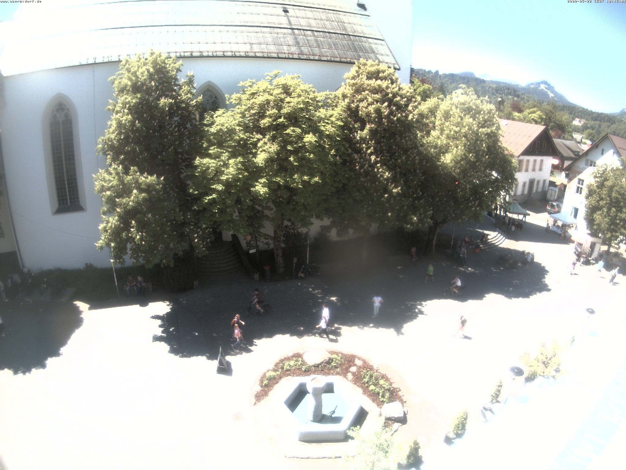 Archiv Foto Webcam Oberstdorf Markplatz
