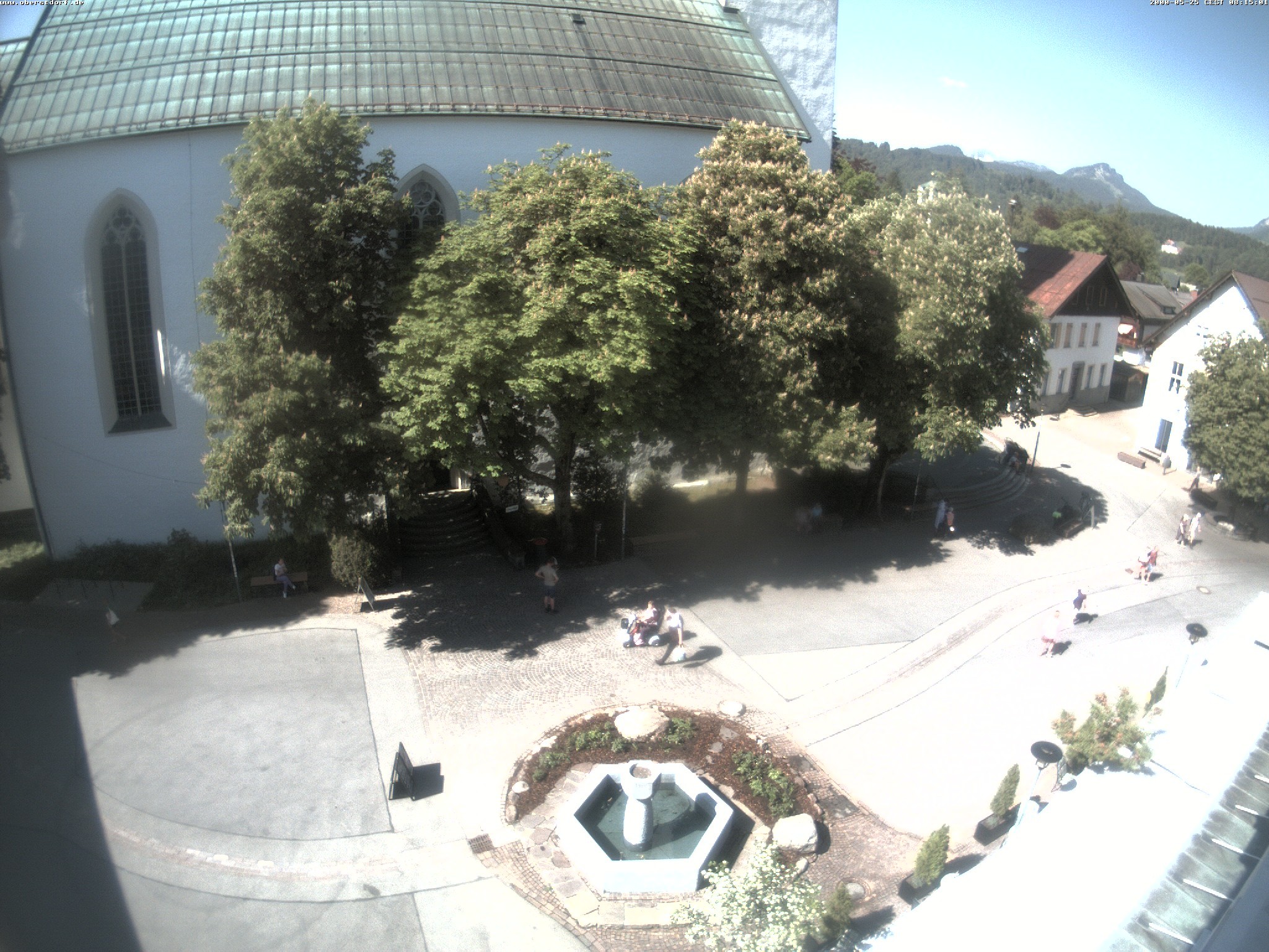 Archiv Foto Webcam Oberstdorf Markplatz