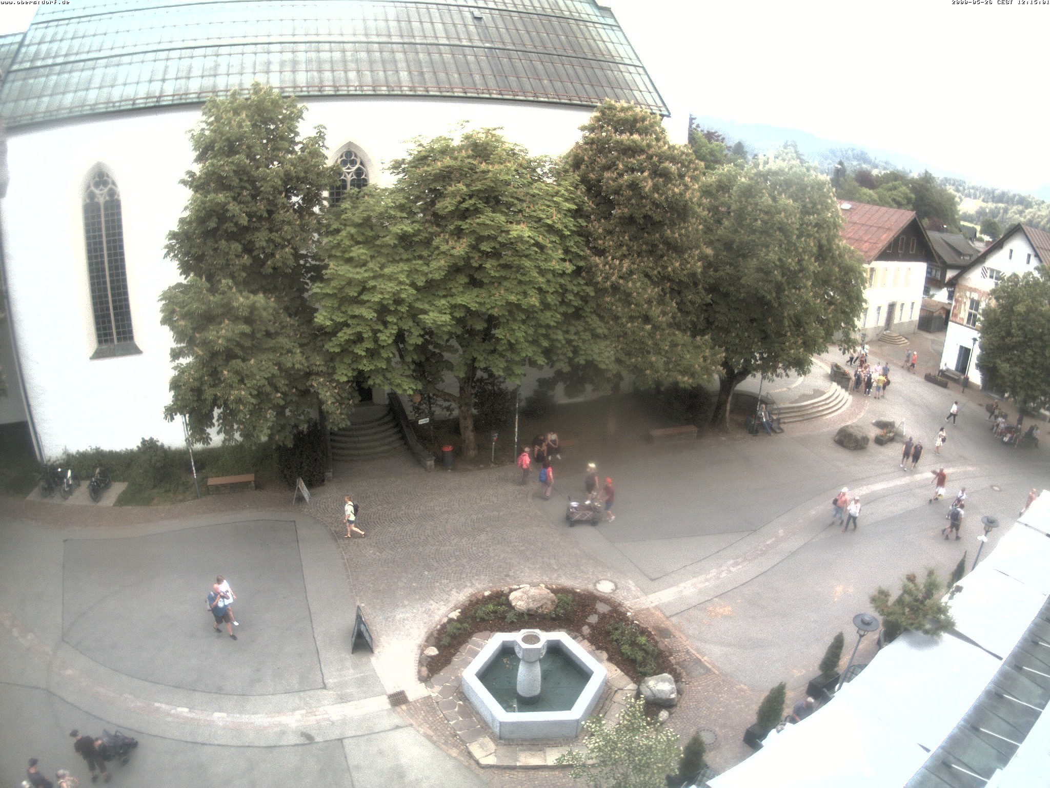 Archiv Foto Webcam Oberstdorf Markplatz