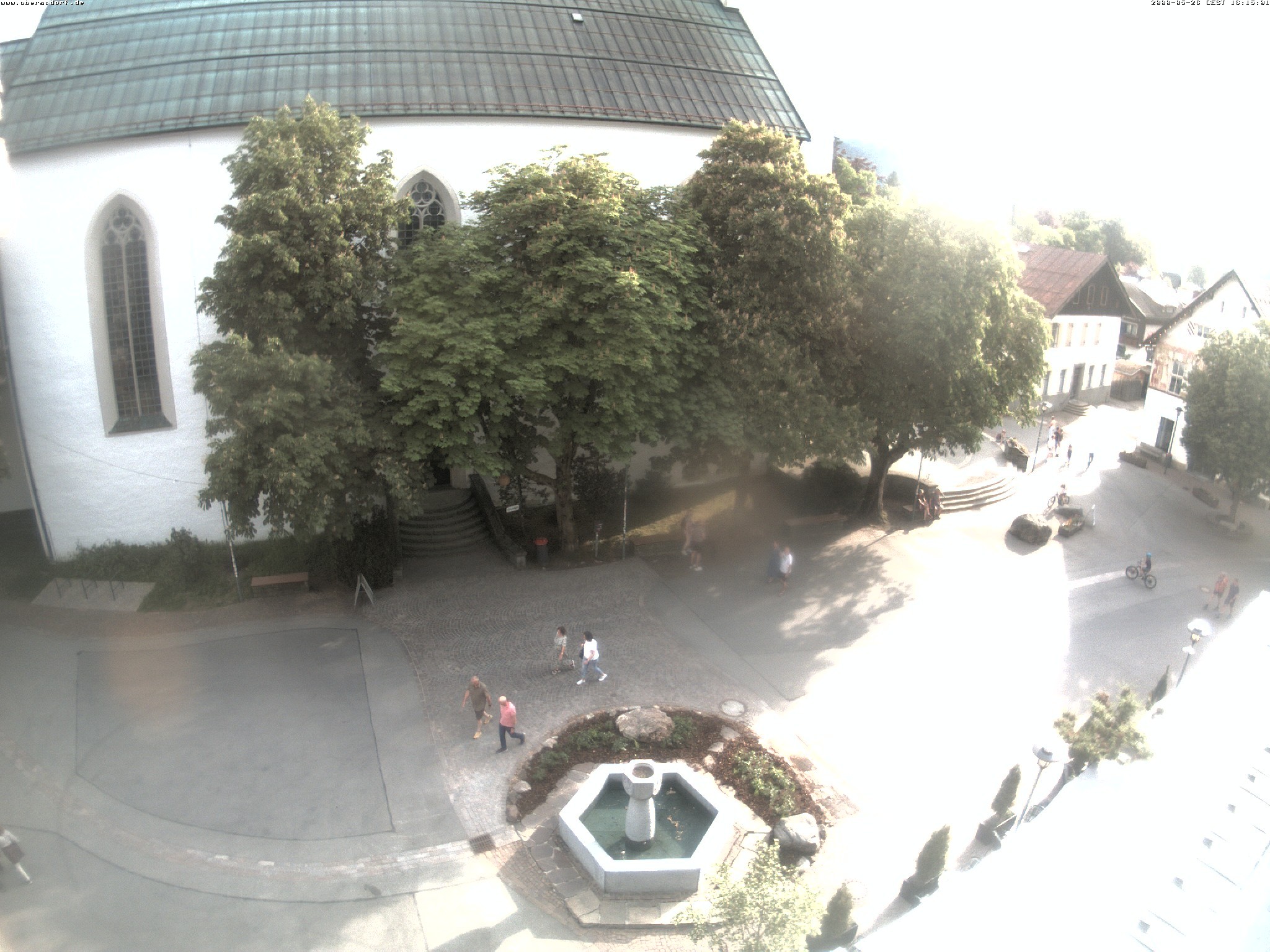 Archived image Webcam Oberstdorf Town Square