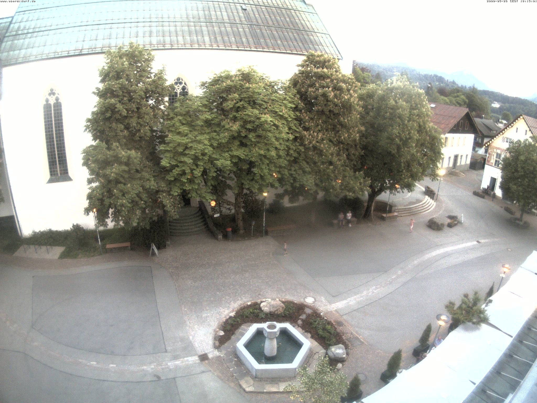 Archived image Webcam Oberstdorf Town Square