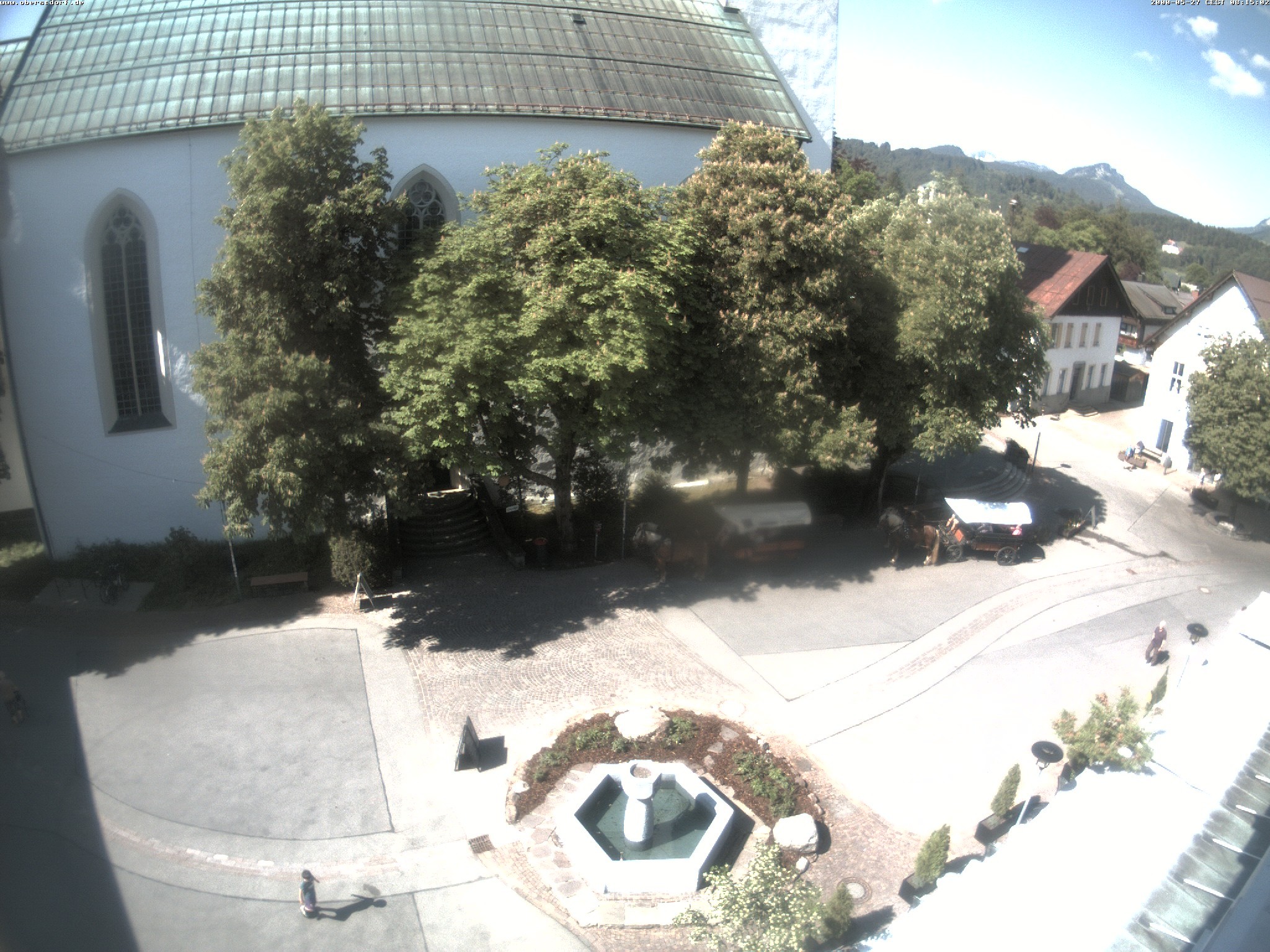Archiv Foto Webcam Oberstdorf Markplatz