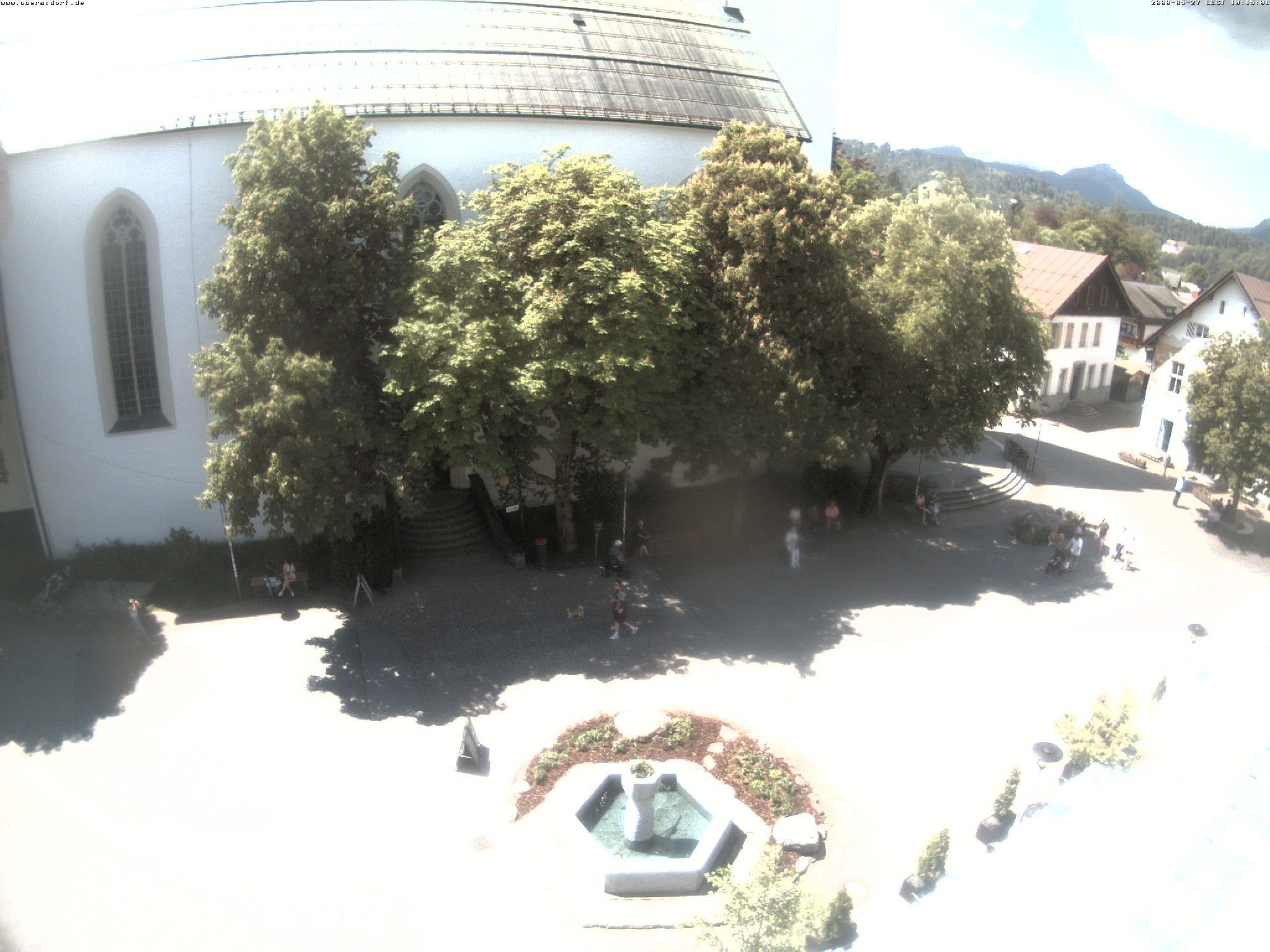 Archiv Foto Webcam Oberstdorf Markplatz