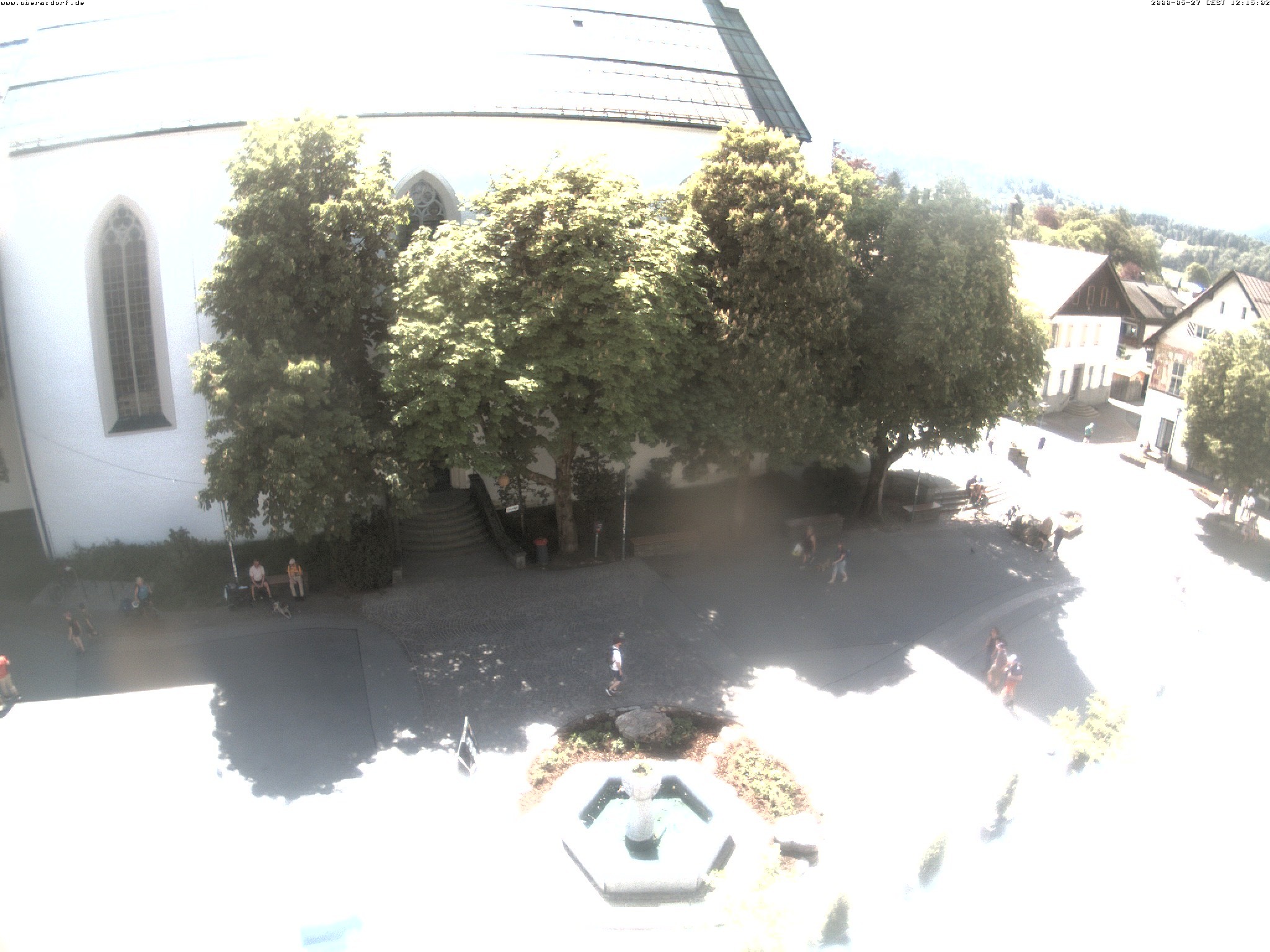 Archiv Foto Webcam Oberstdorf Markplatz