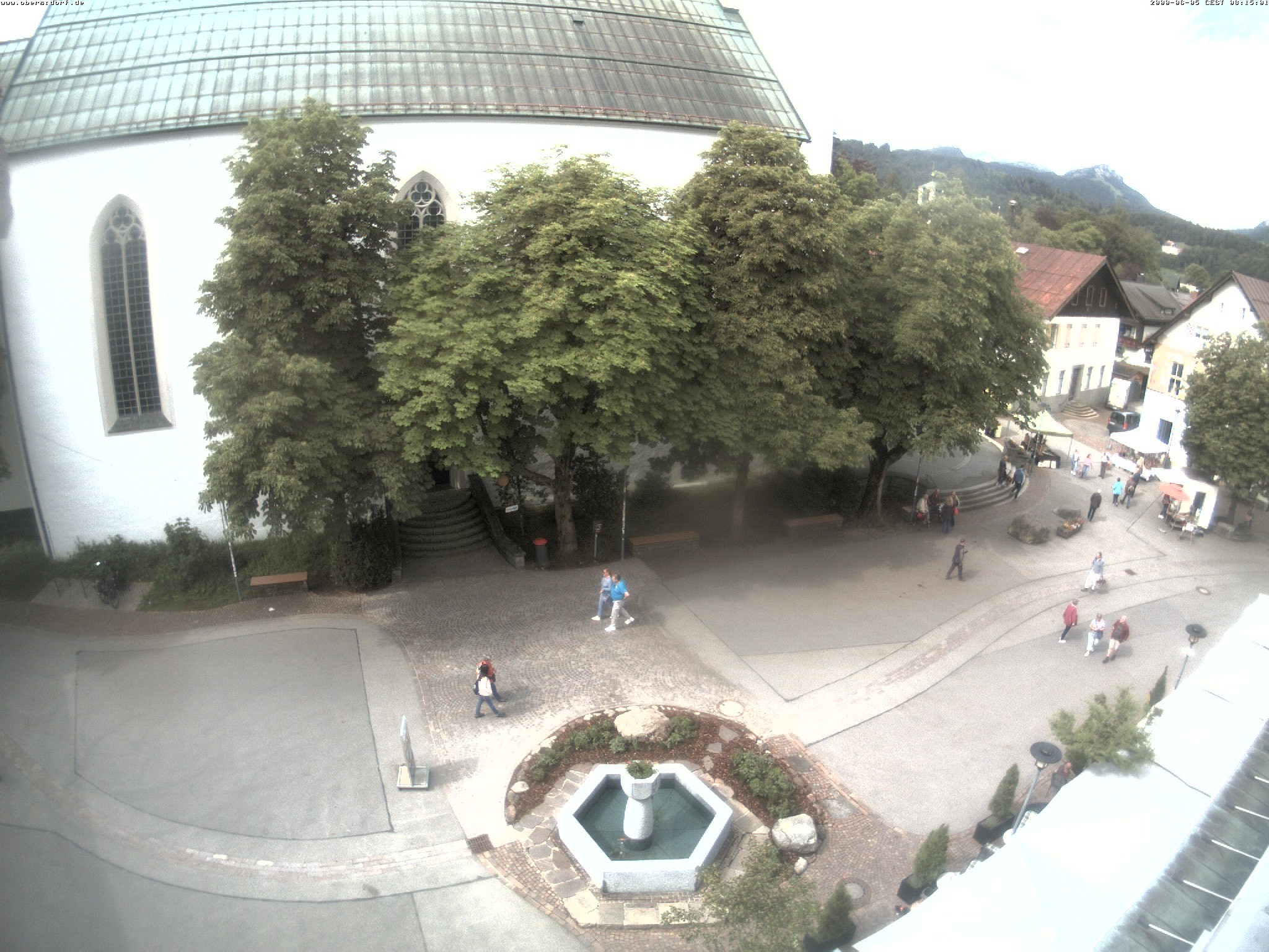 Archiv Foto Webcam Oberstdorf Markplatz