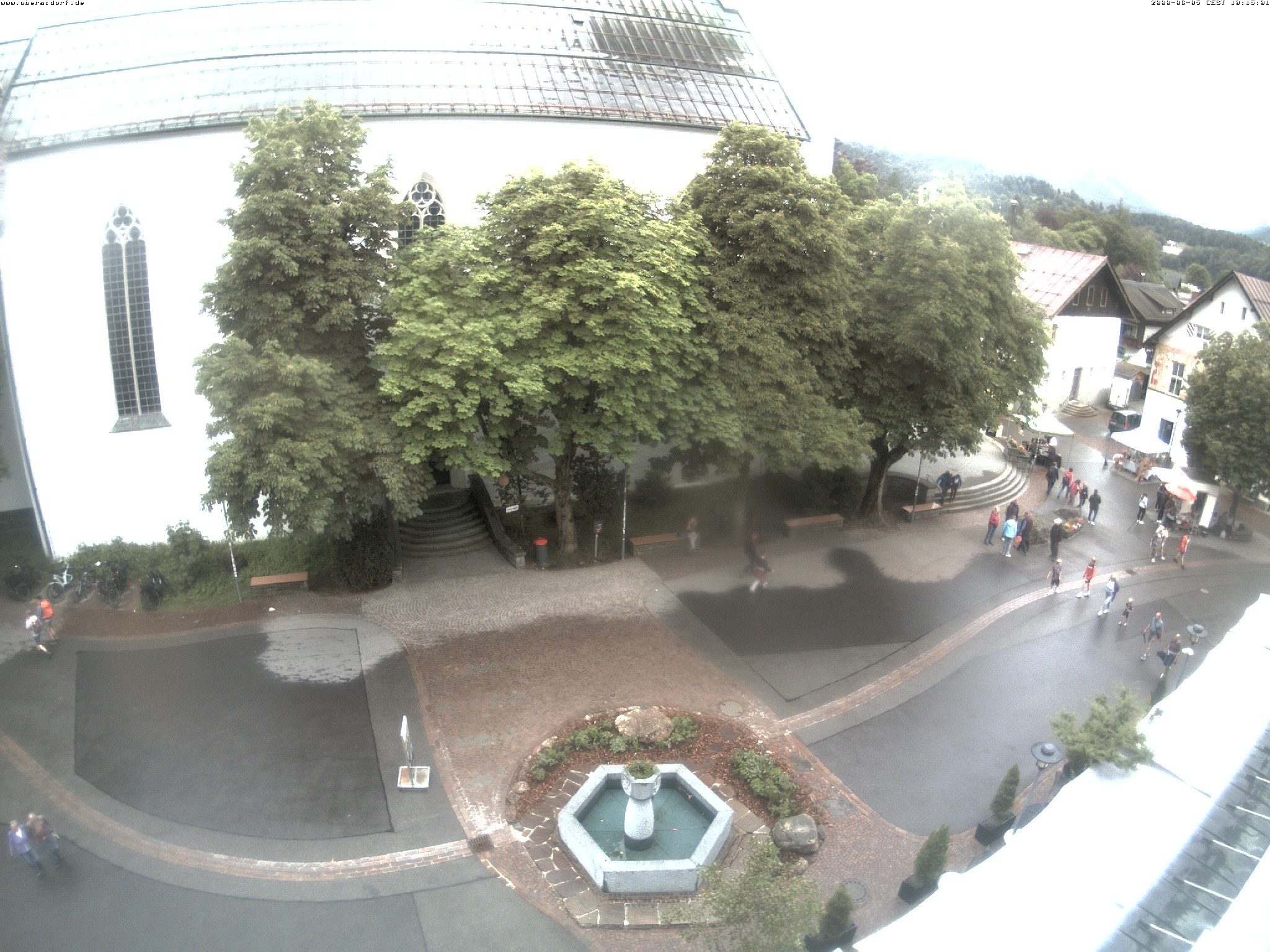 Archiv Foto Webcam Oberstdorf Markplatz