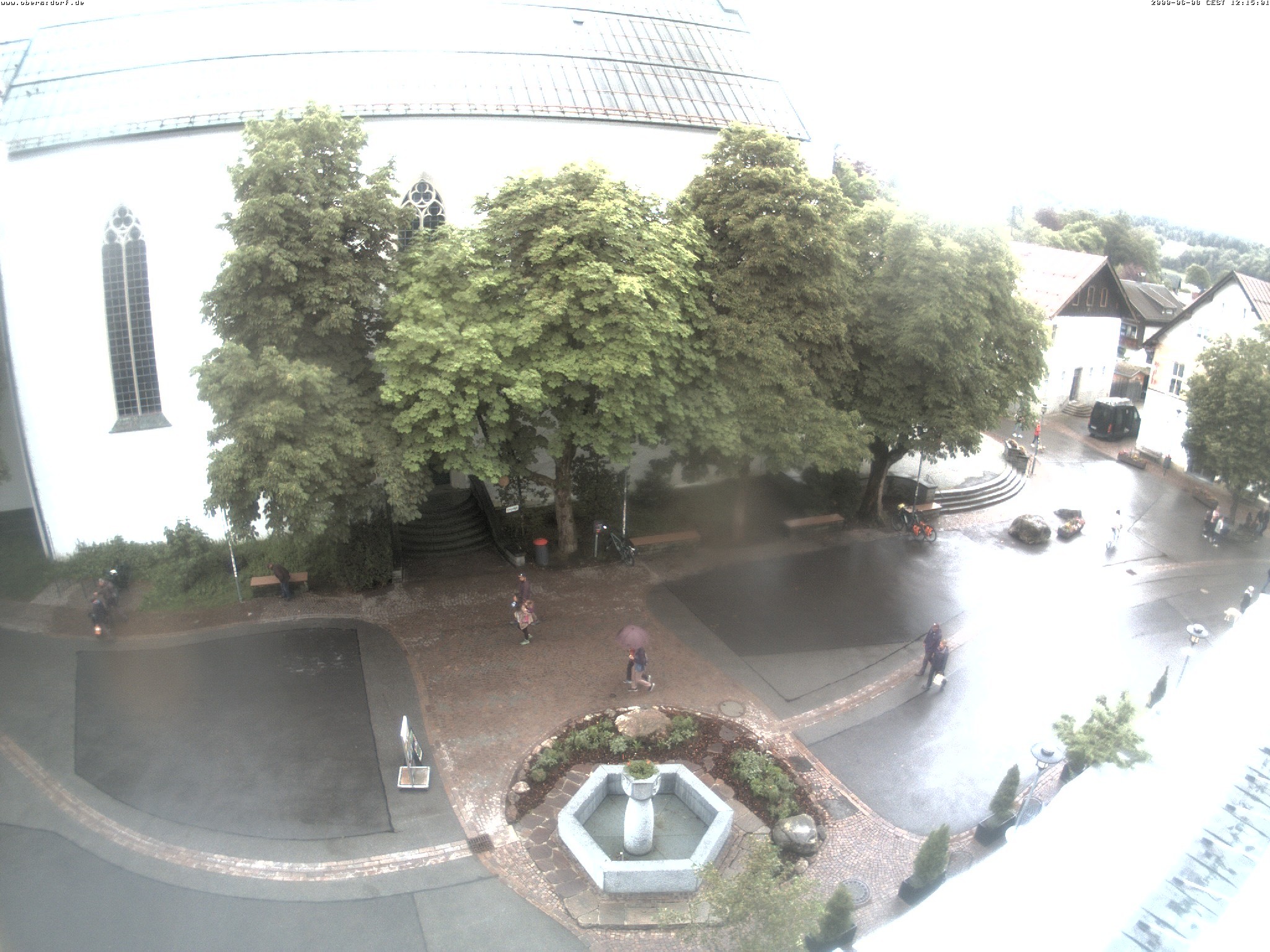 Archiv Foto Webcam Oberstdorf Markplatz