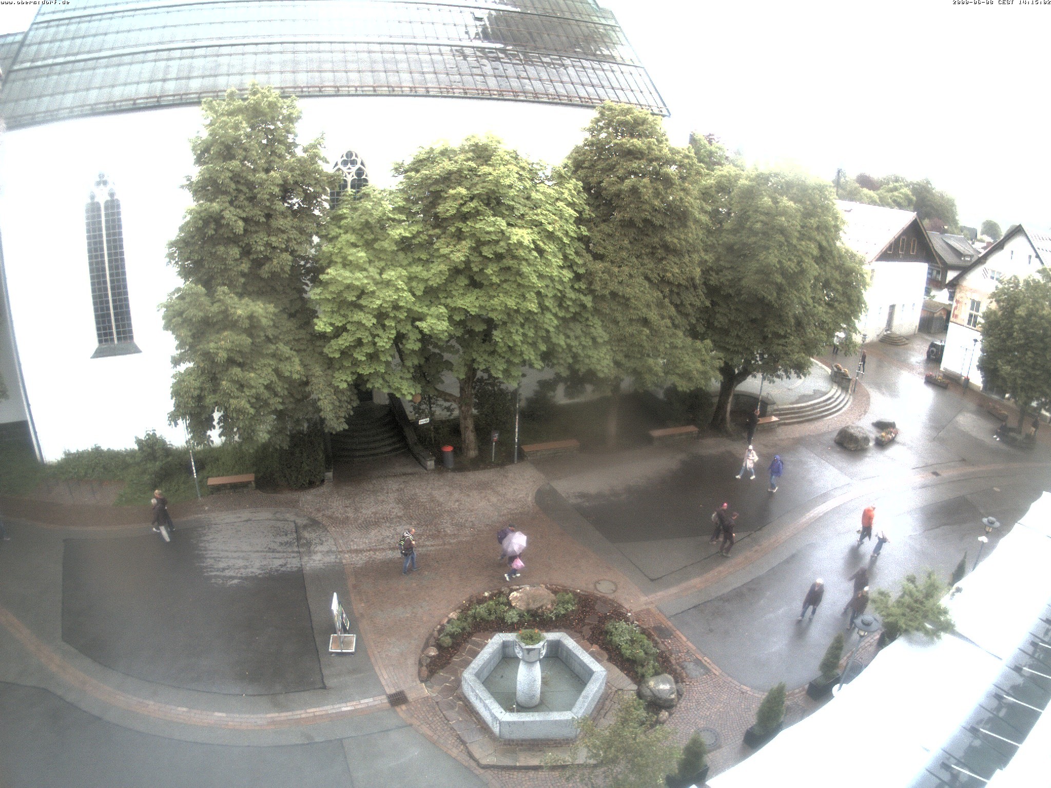 Archiv Foto Webcam Oberstdorf Markplatz