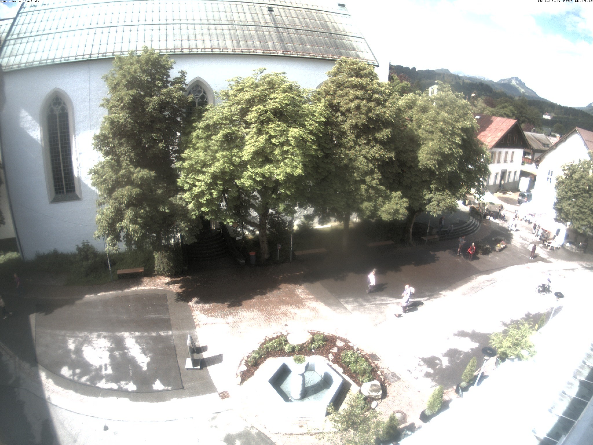 Archived image Webcam Oberstdorf Town Square