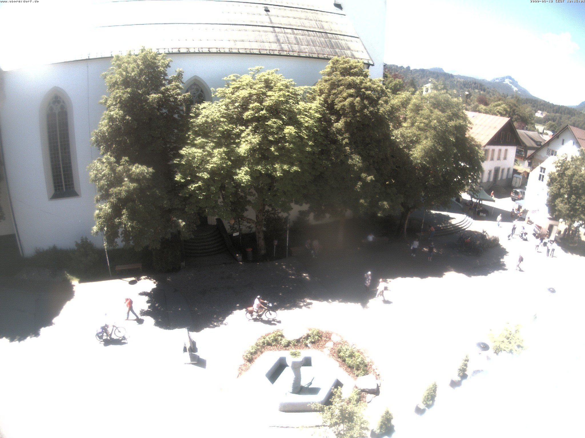 Archived image Webcam Oberstdorf Town Square