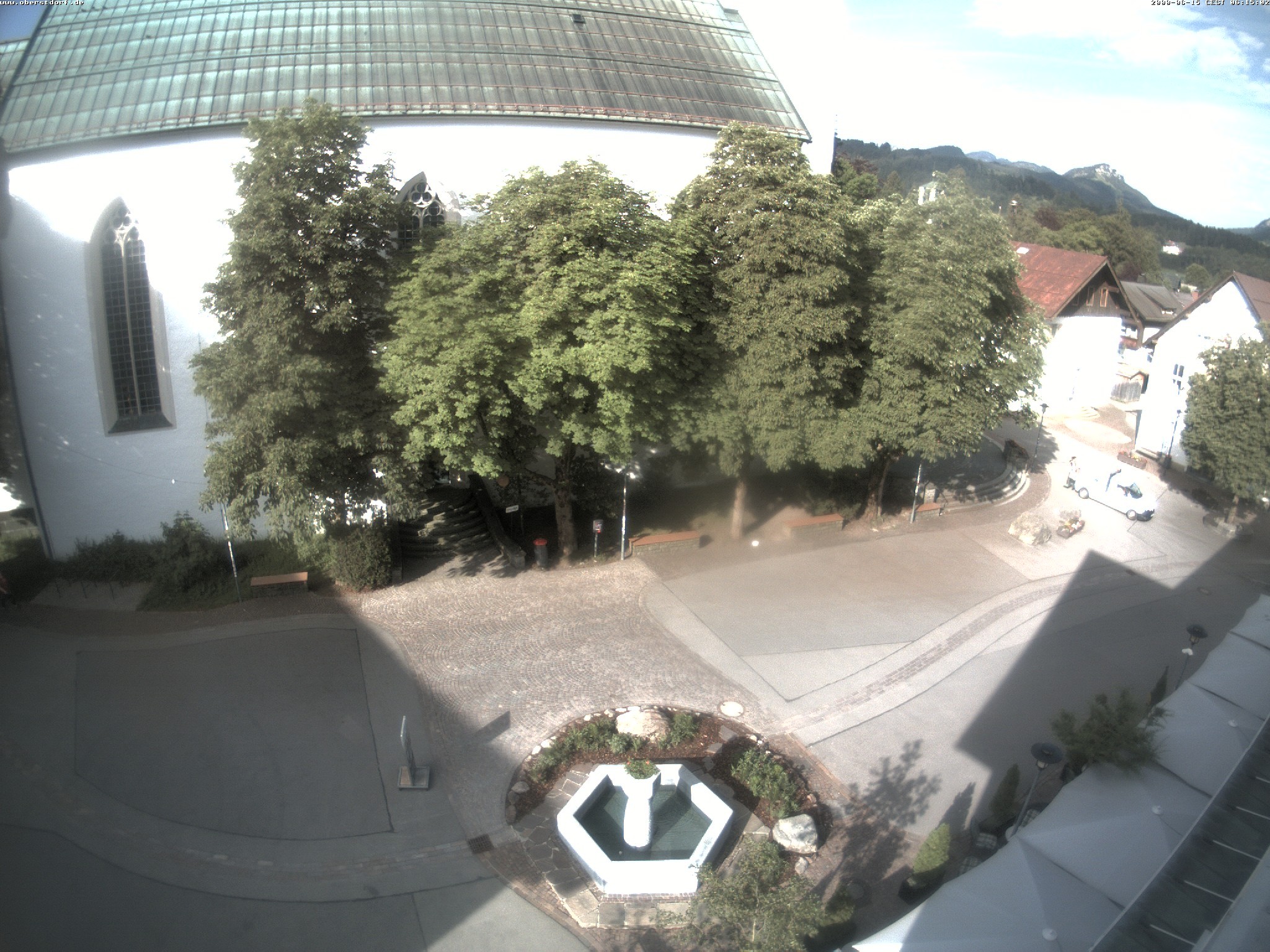 Archived image Webcam Oberstdorf Town Square
