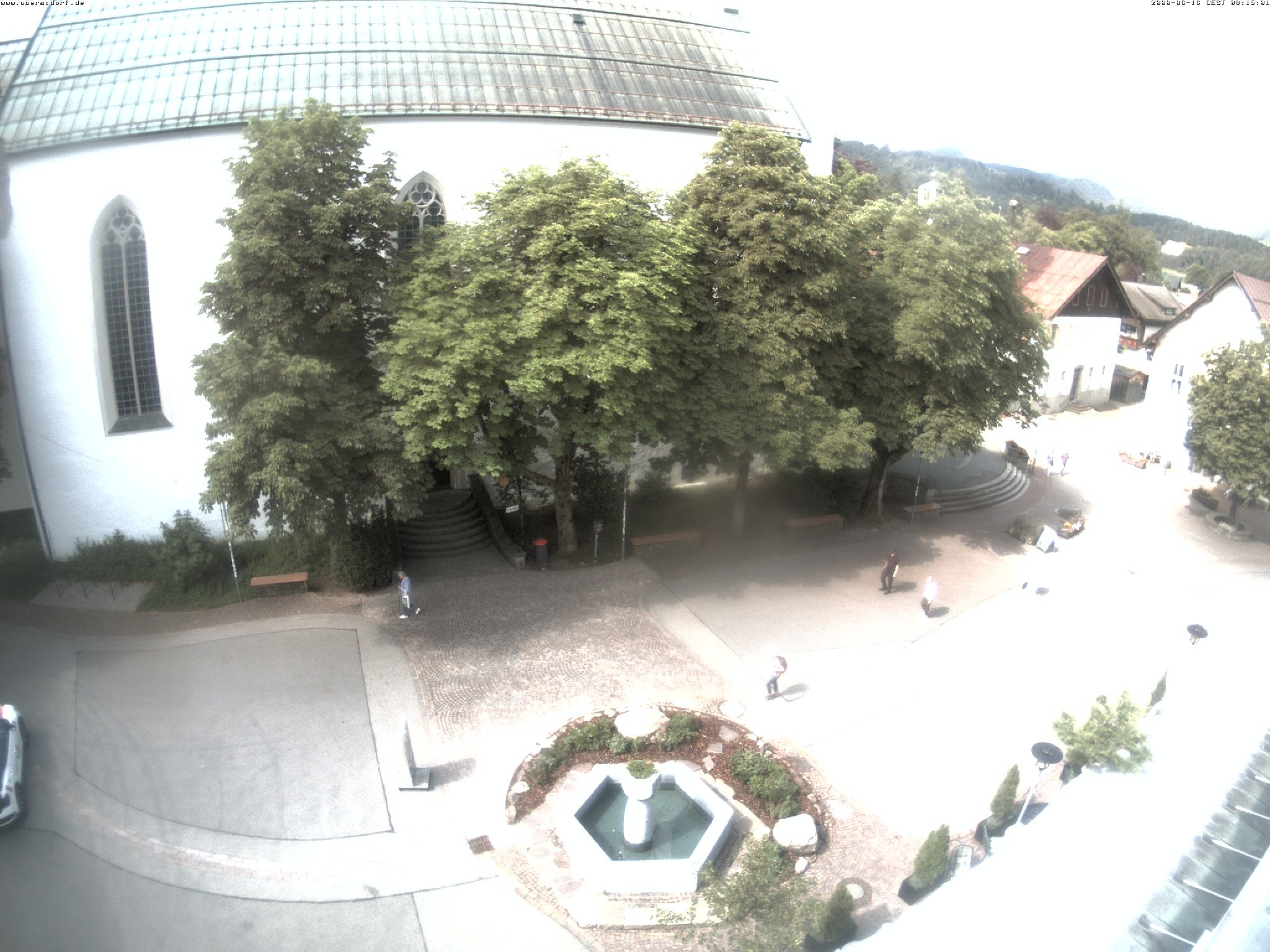 Archiv Foto Webcam Oberstdorf Markplatz