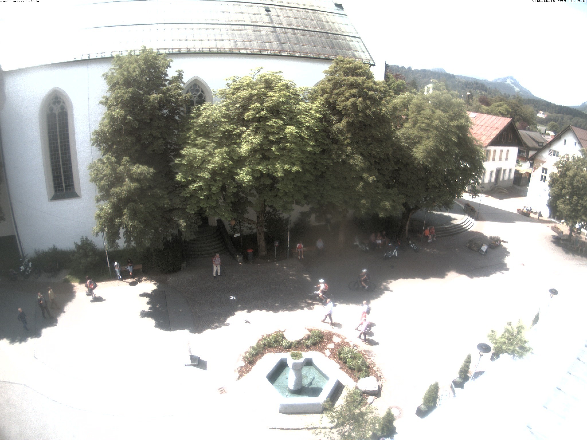 Archiv Foto Webcam Oberstdorf Markplatz