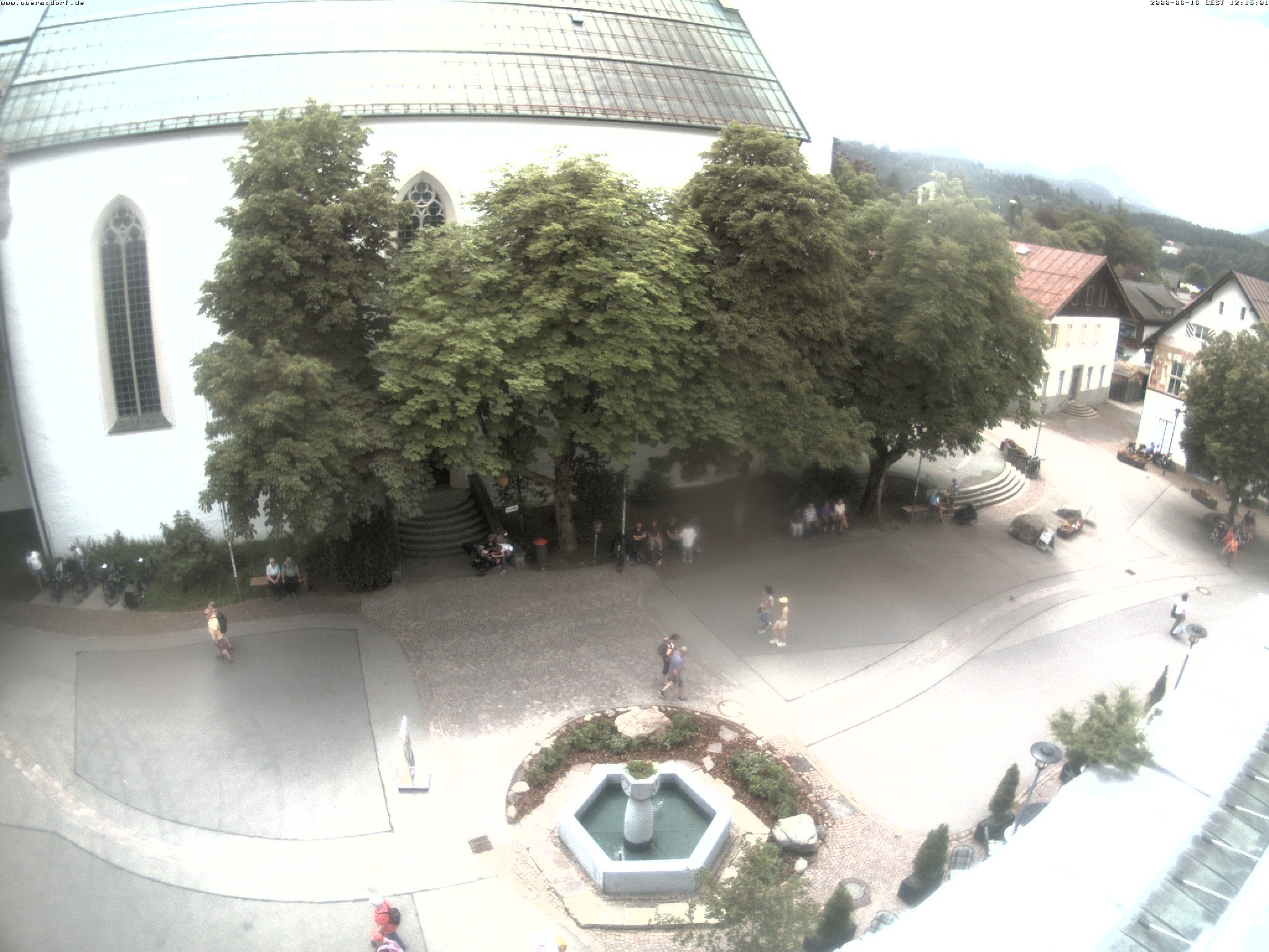 Archiv Foto Webcam Oberstdorf Markplatz