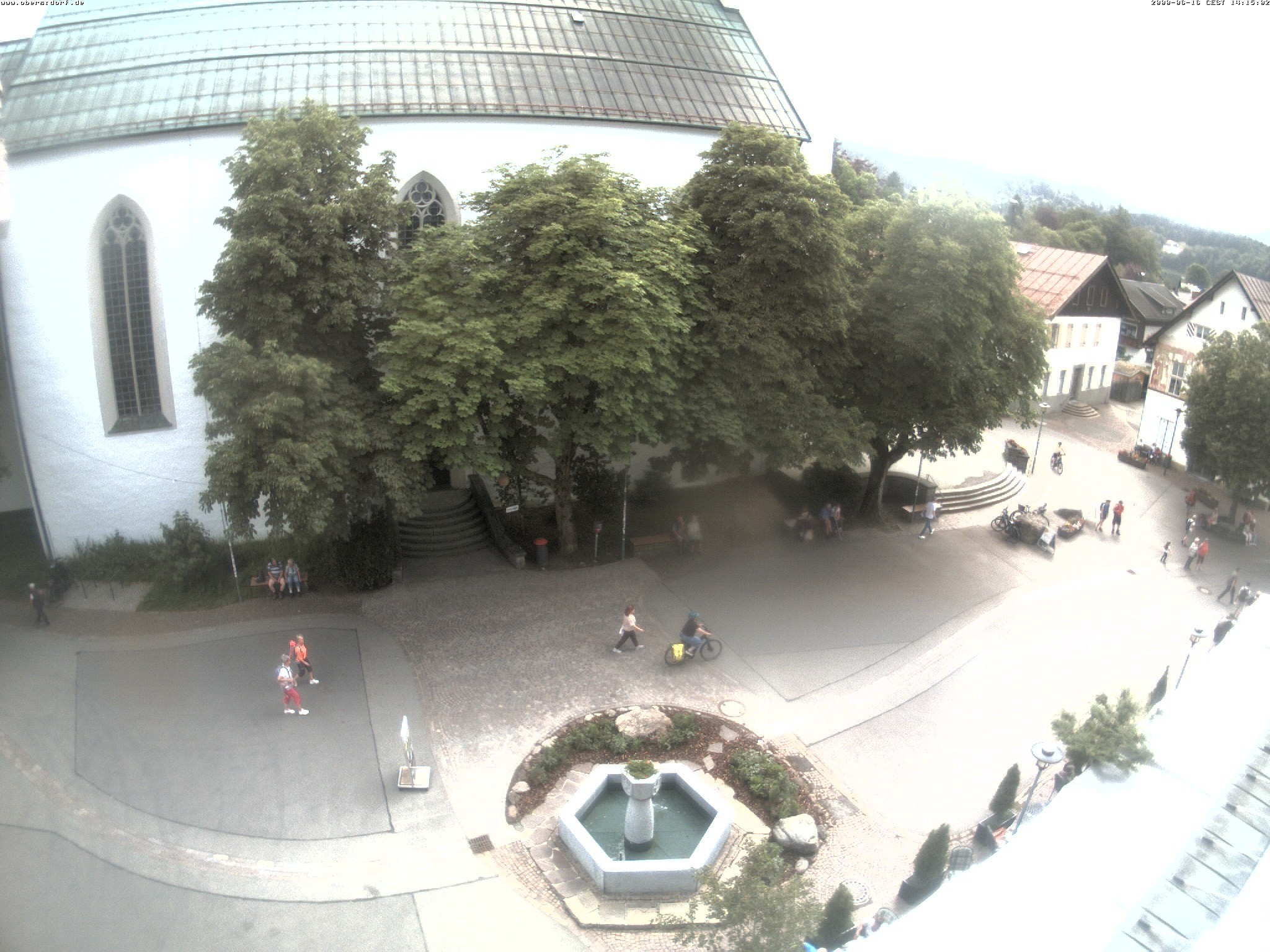 Archiv Foto Webcam Oberstdorf Markplatz