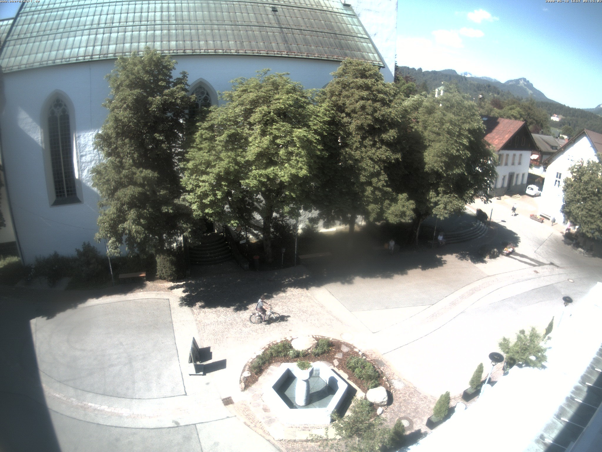 Archiv Foto Webcam Oberstdorf Markplatz