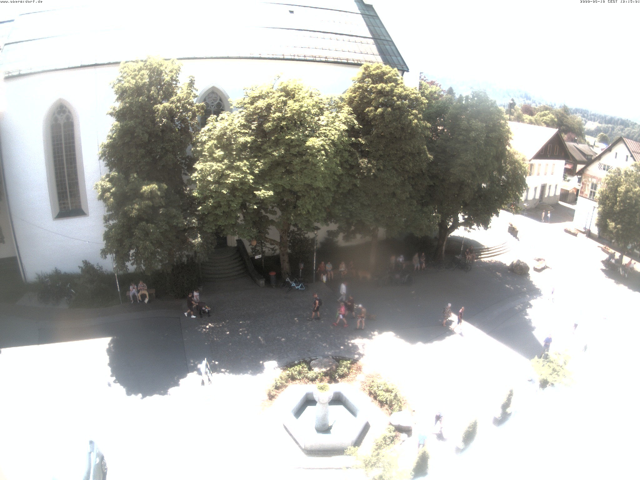 Archiv Foto Webcam Oberstdorf Markplatz