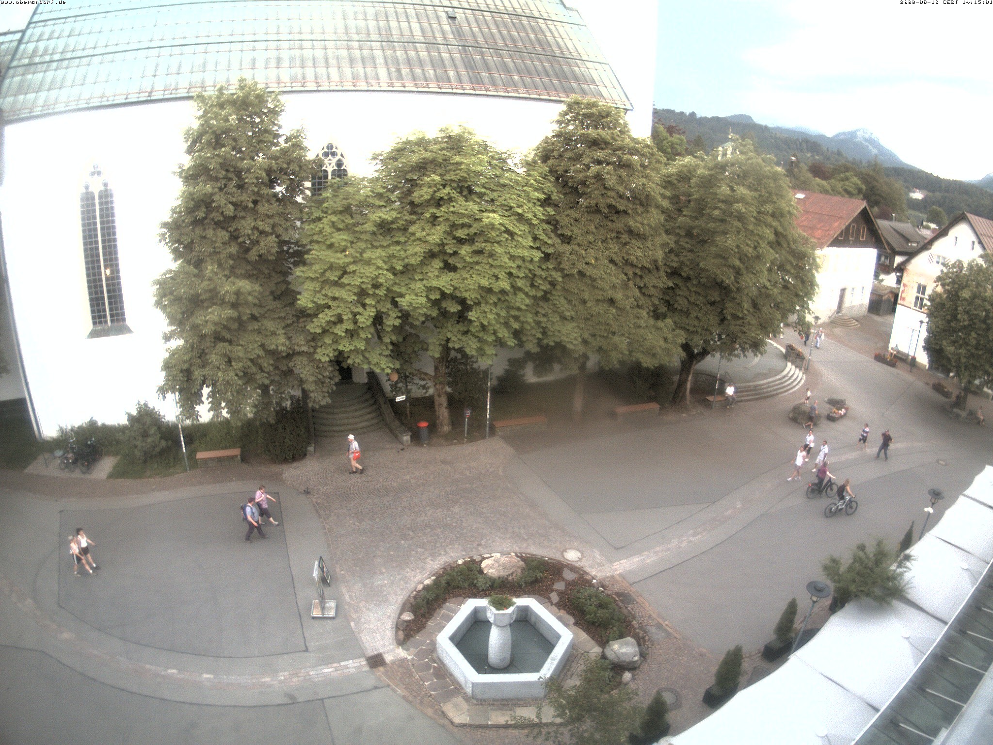Archiv Foto Webcam Oberstdorf Markplatz
