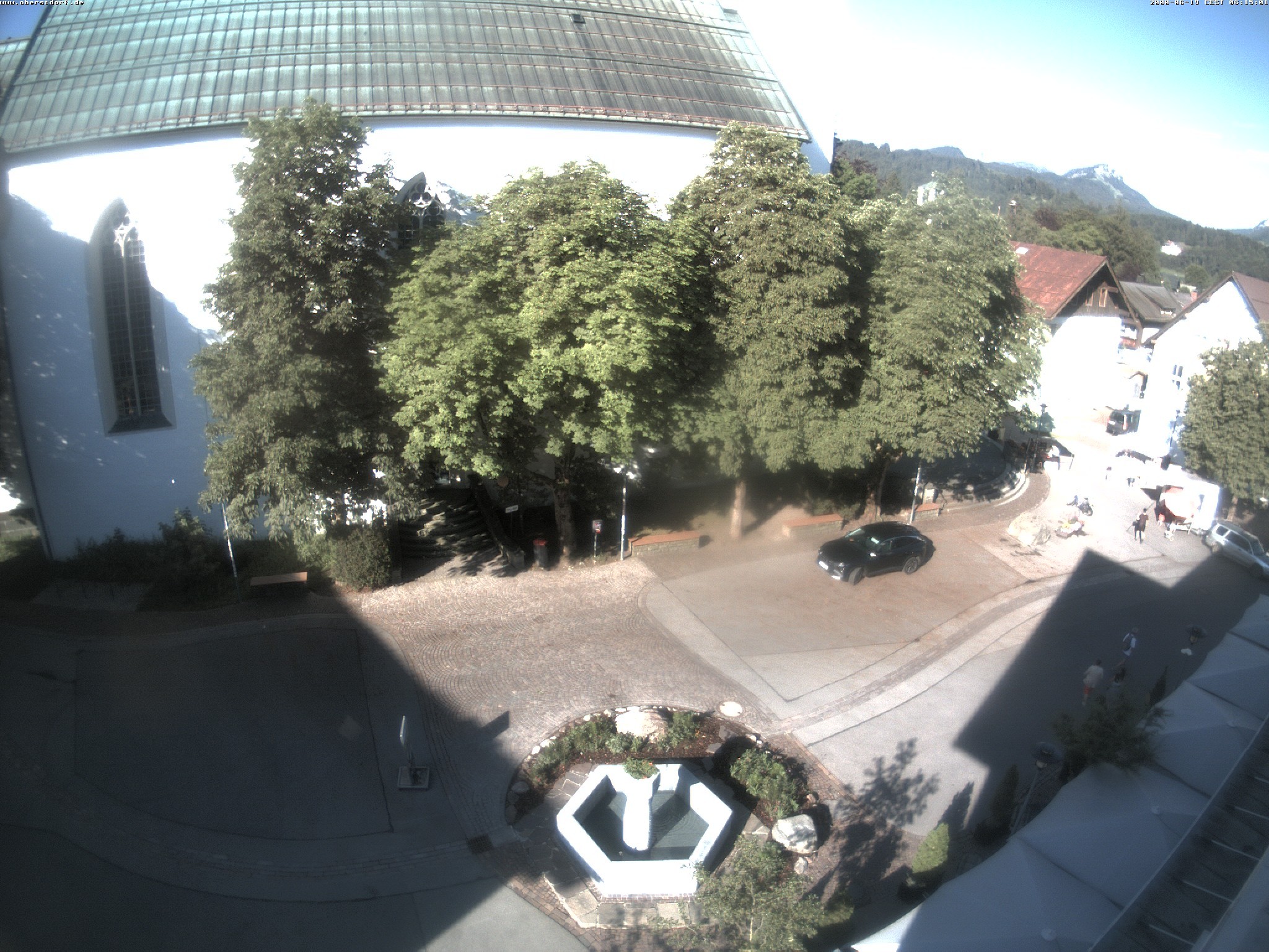 Archiv Foto Webcam Oberstdorf Markplatz