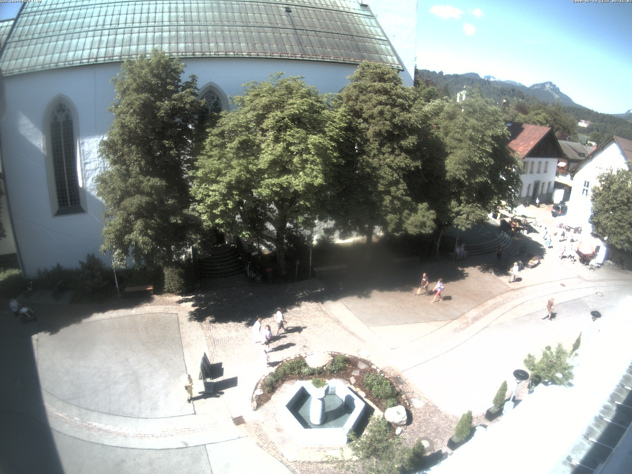 Archiv Foto Webcam Oberstdorf Markplatz