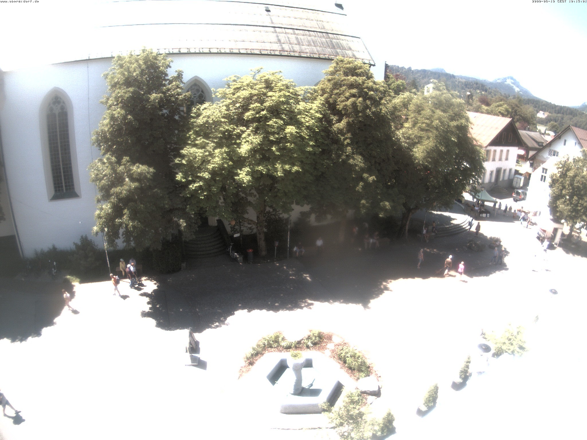 Archiv Foto Webcam Oberstdorf Markplatz