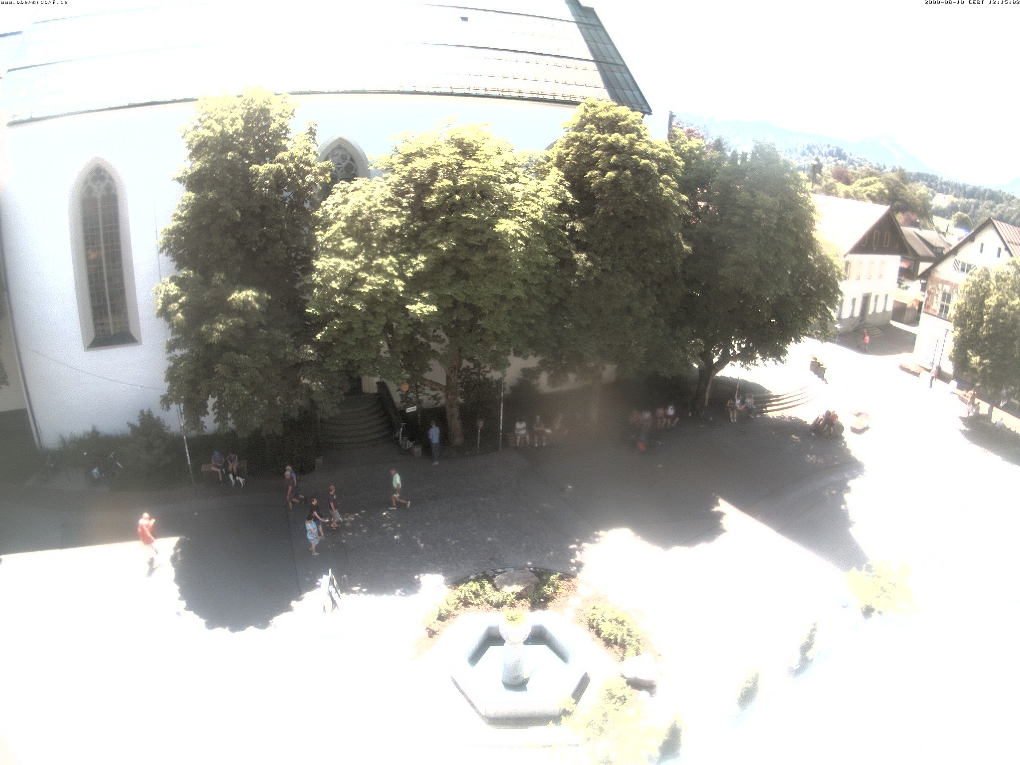Archiv Foto Webcam Oberstdorf Markplatz