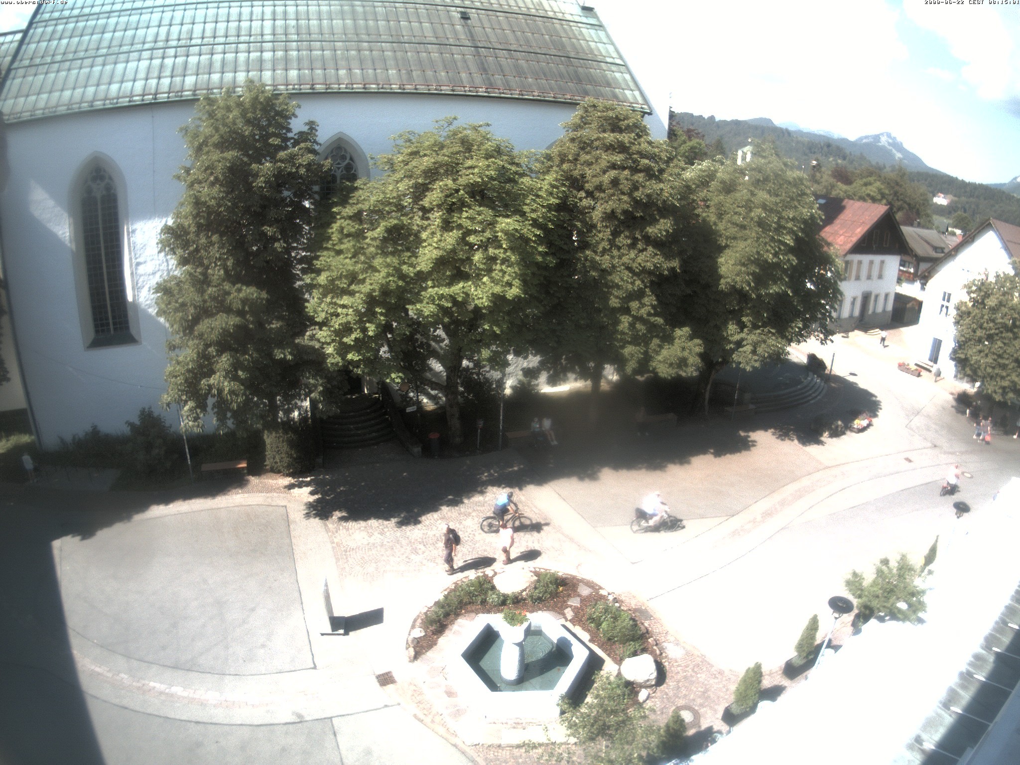 Archived image Webcam Oberstdorf Town Square