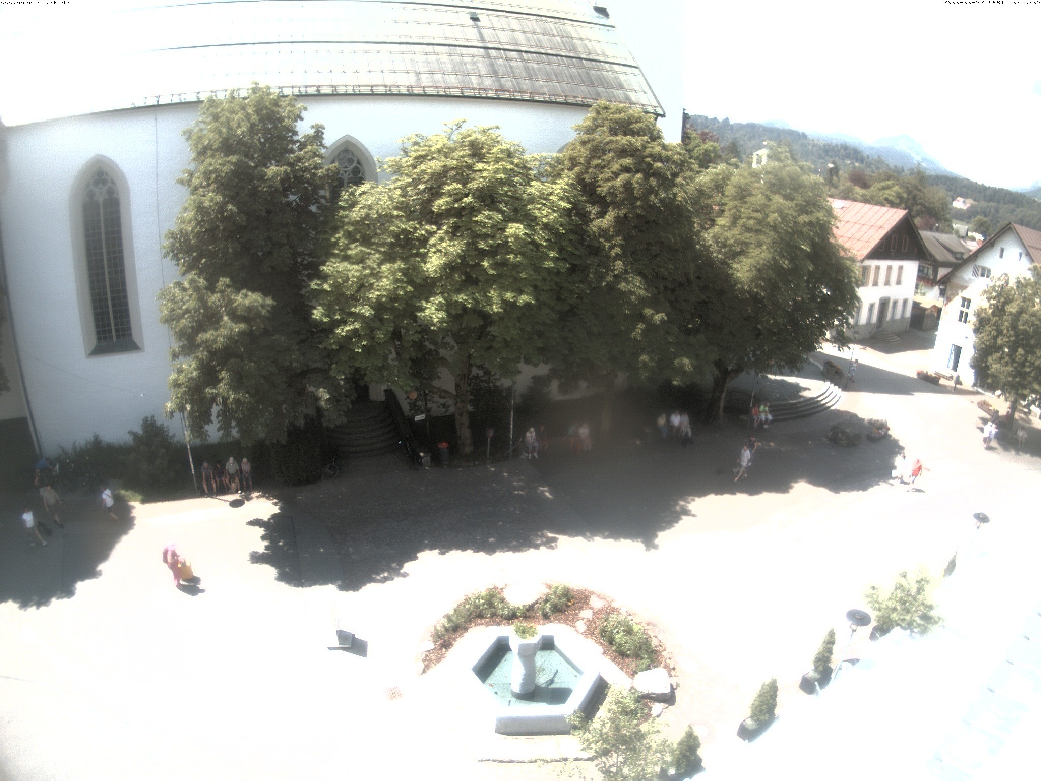 Archived image Webcam Oberstdorf Town Square