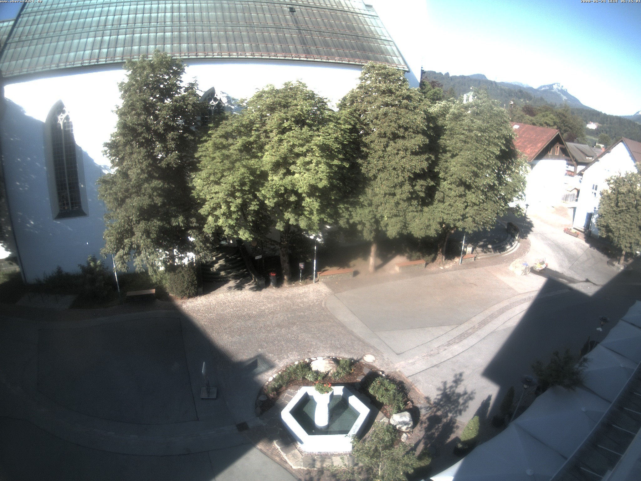 Archiv Foto Webcam Oberstdorf Markplatz