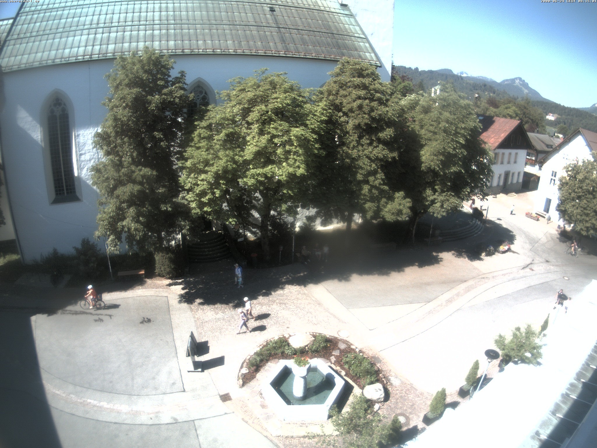Archiv Foto Webcam Oberstdorf Markplatz