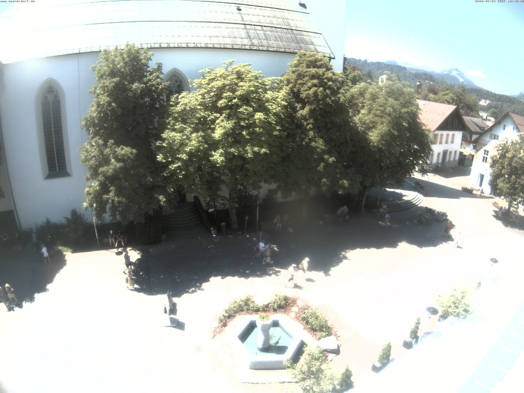 Archiv Foto Webcam Oberstdorf Markplatz