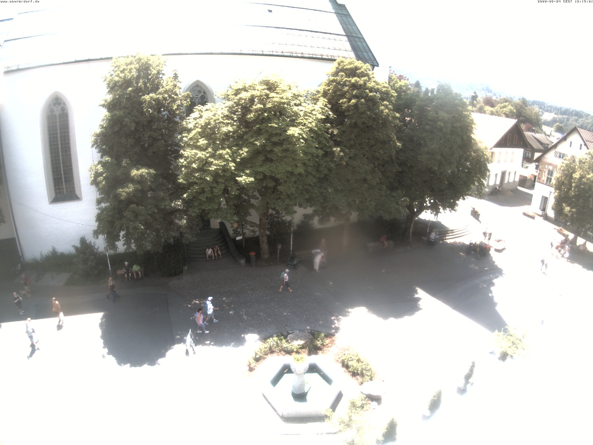 Archiv Foto Webcam Oberstdorf Markplatz