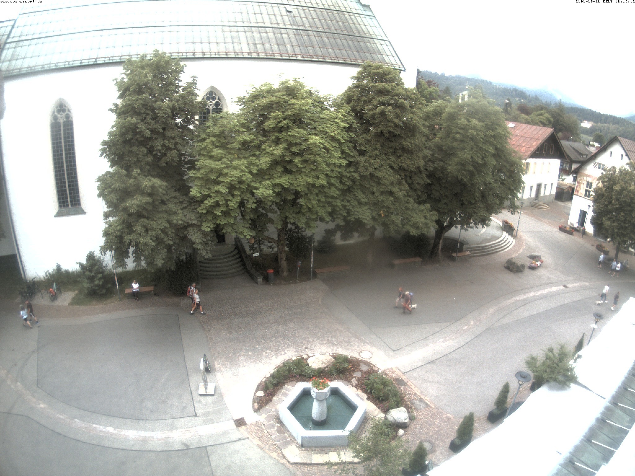 Archiv Foto Webcam Oberstdorf Markplatz