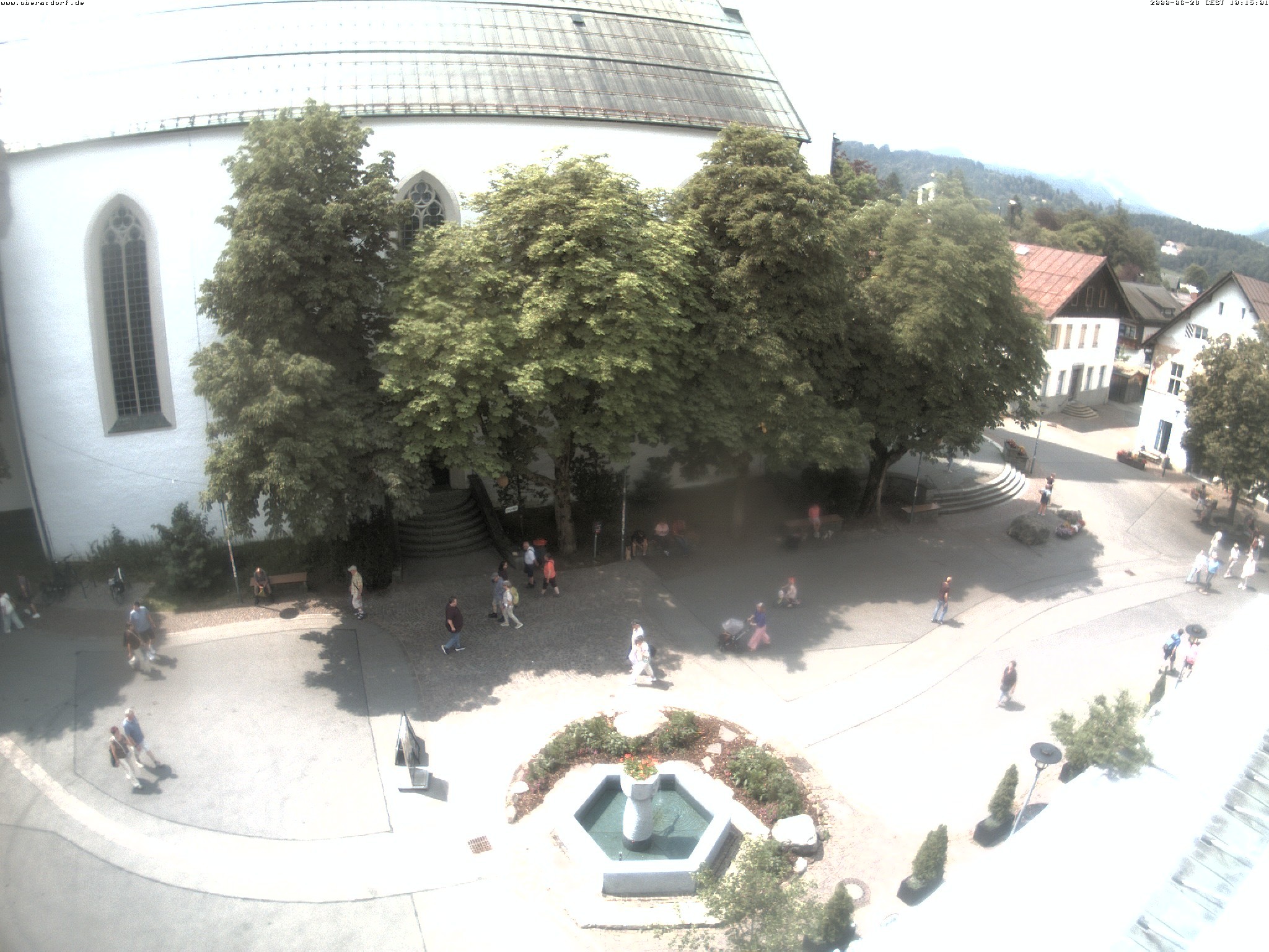 Archiv Foto Webcam Oberstdorf Markplatz