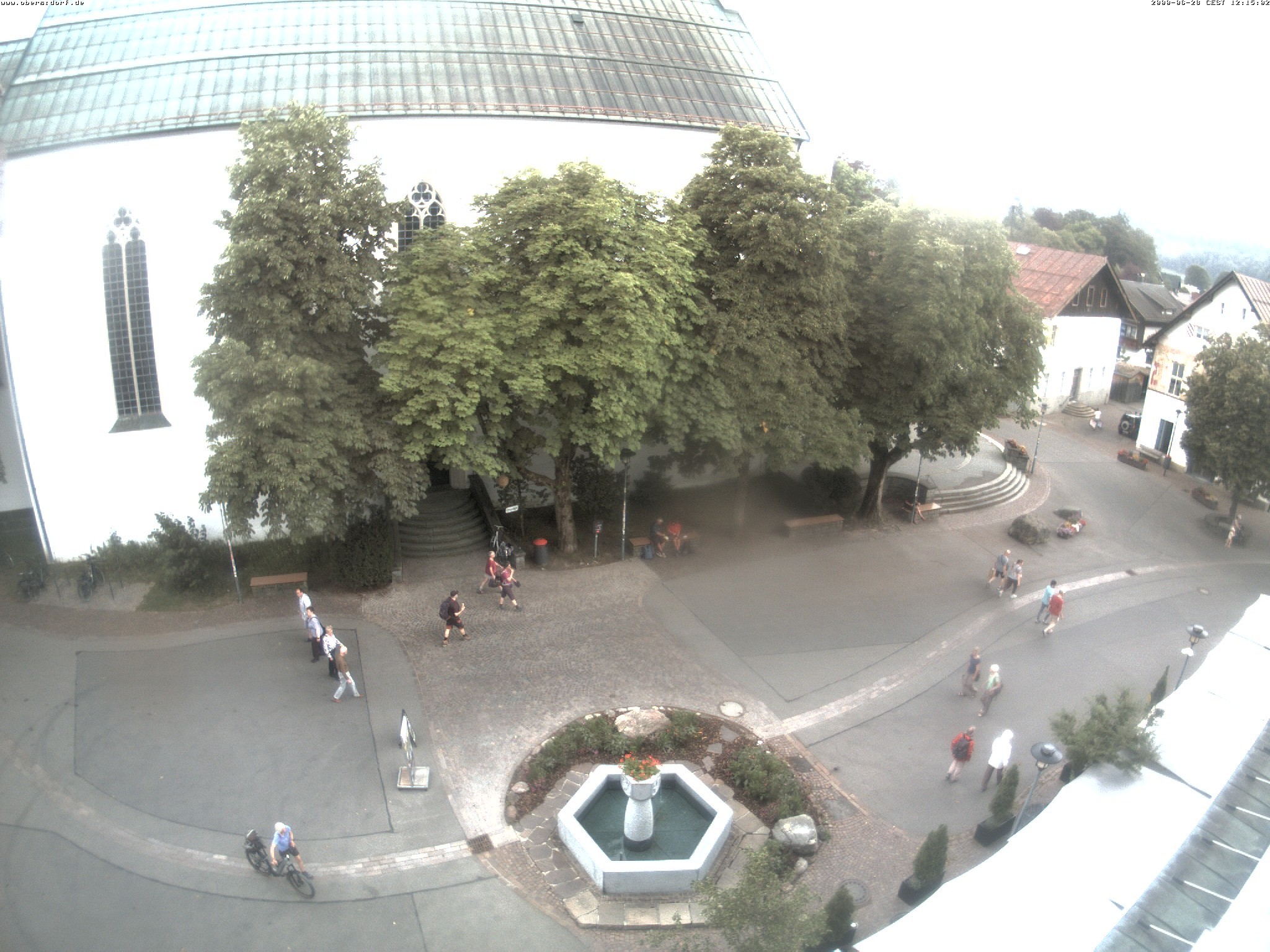 Archiv Foto Webcam Oberstdorf Markplatz