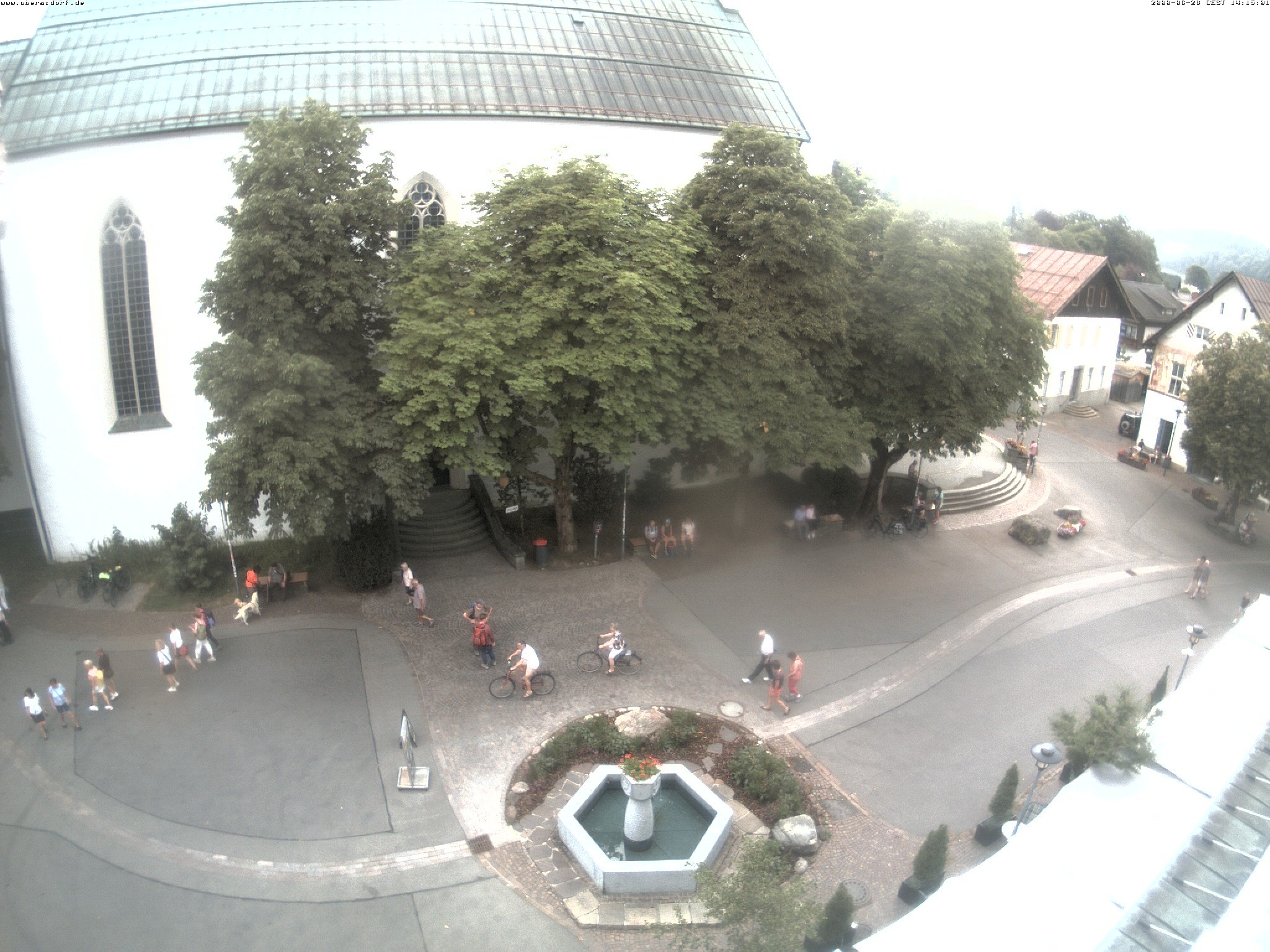 Archiv Foto Webcam Oberstdorf Markplatz