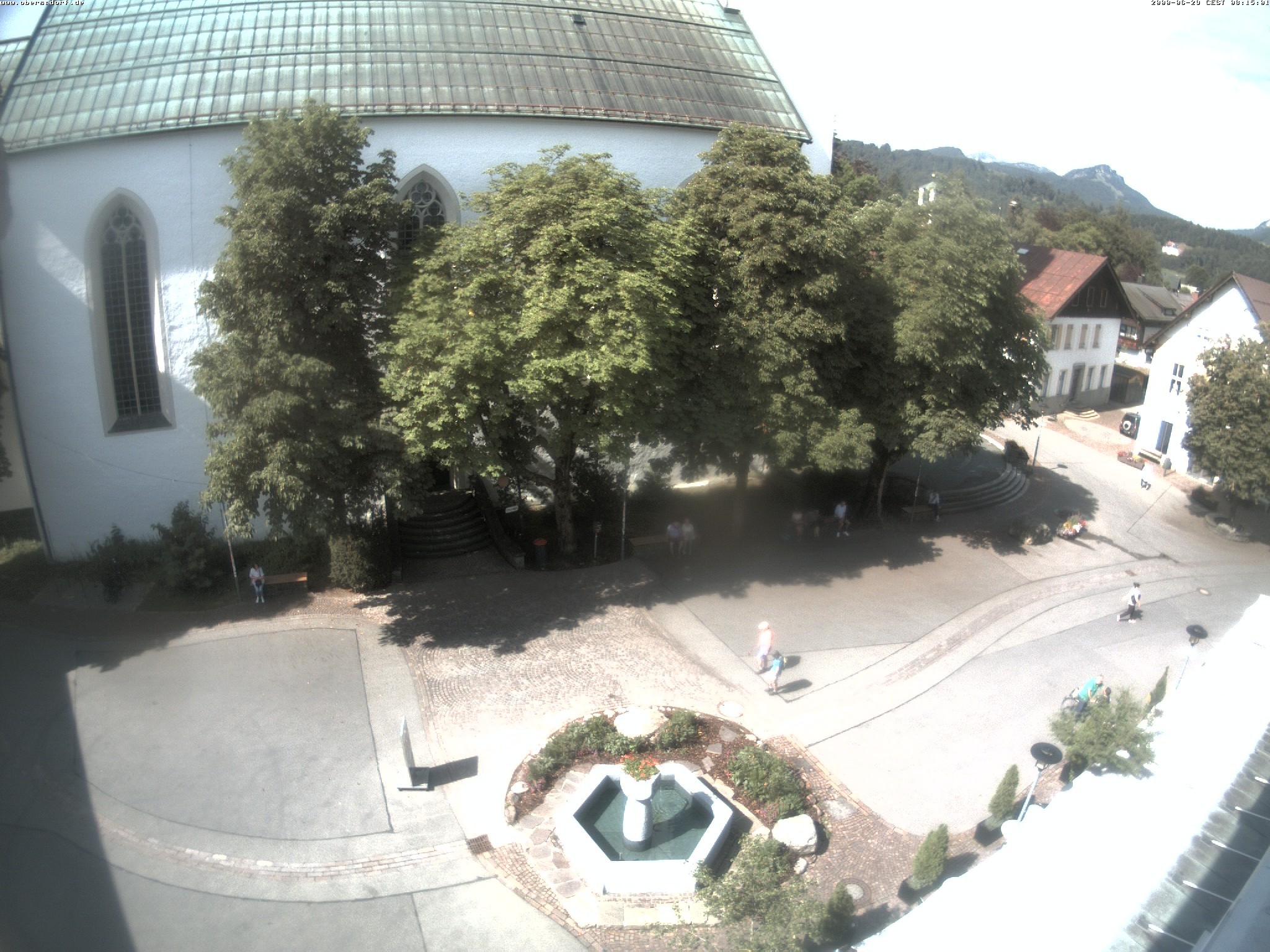 Archiv Foto Webcam Oberstdorf Markplatz