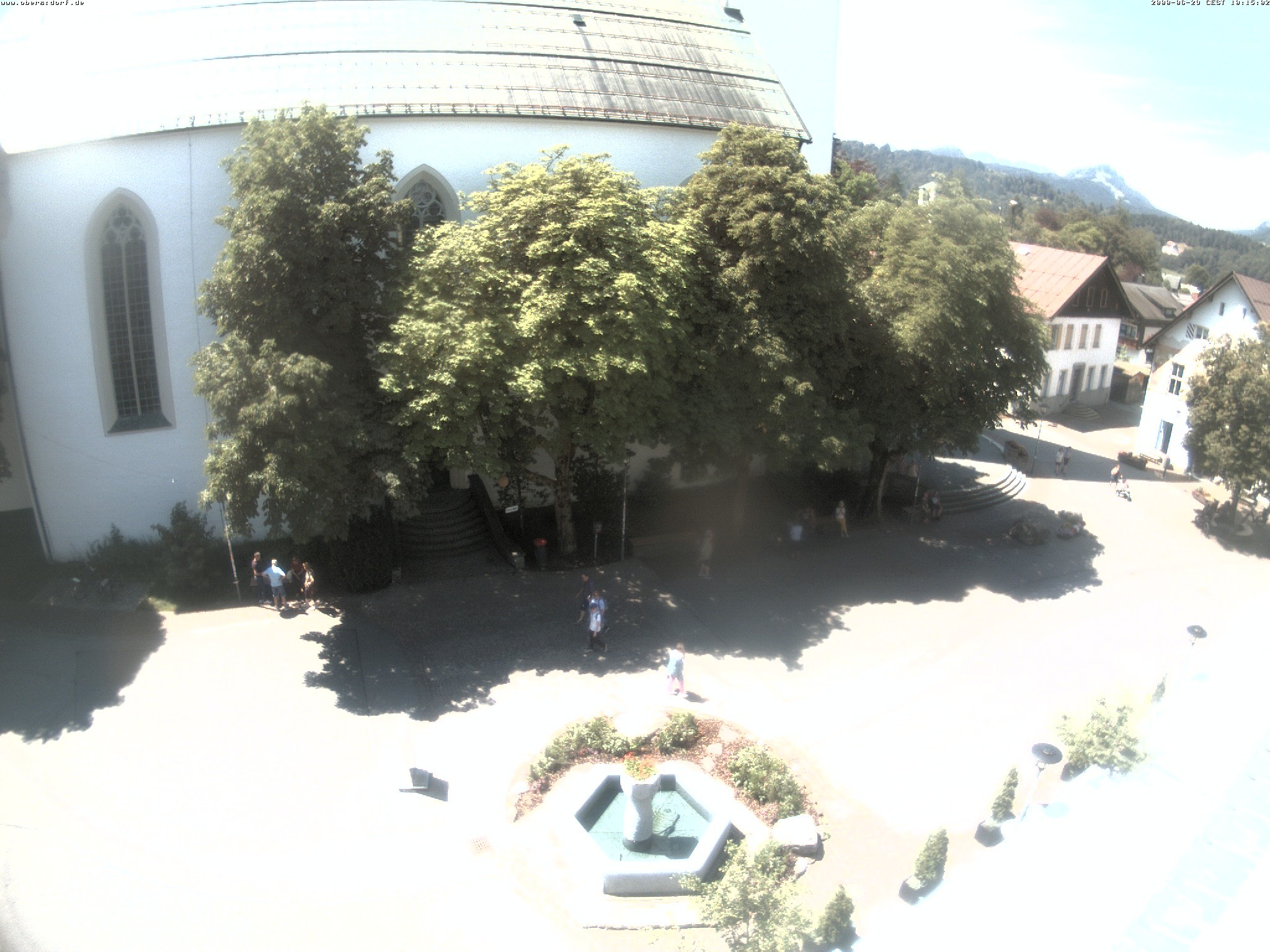 Archiv Foto Webcam Oberstdorf Markplatz